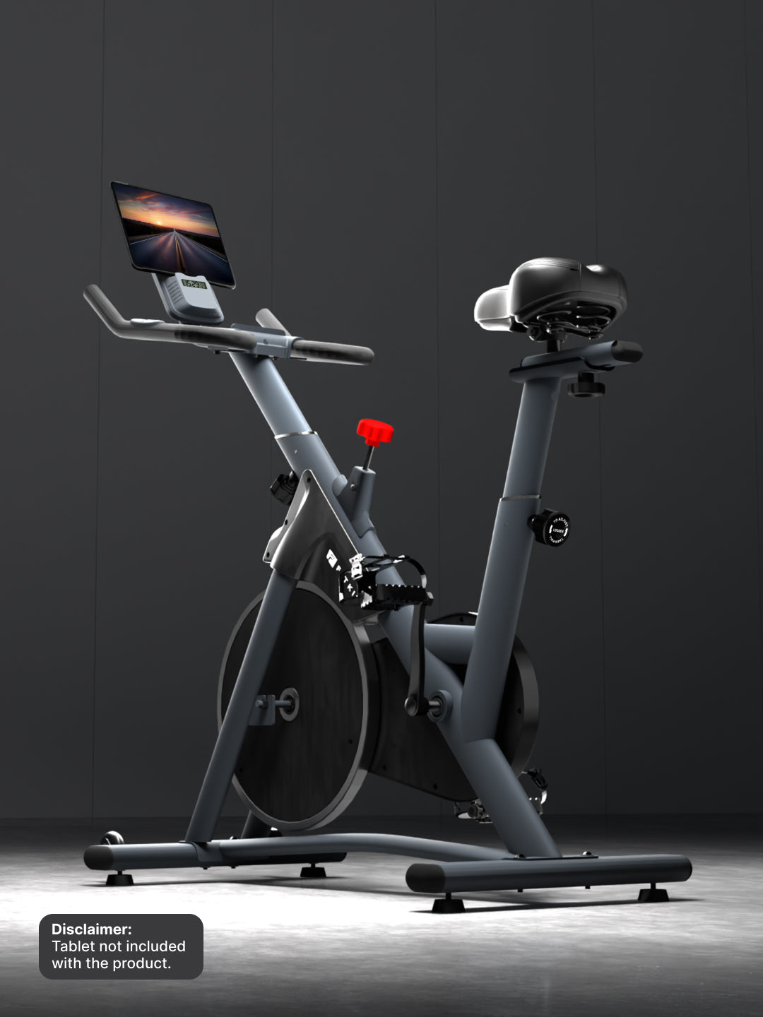 Fitkit by Cult FK7004 Premium Magnetic Spin Bike | 130kg Support | Stepless Resistance & 8kg Flywheel | LCD Display with Heart-Rate Tracking | Tablet Holder | Smooth & Silent Ride for Home Fitness