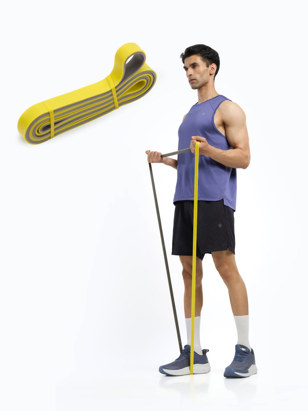 CULT Resistance Band 21MM -35-70lbs- Yellow And Grey