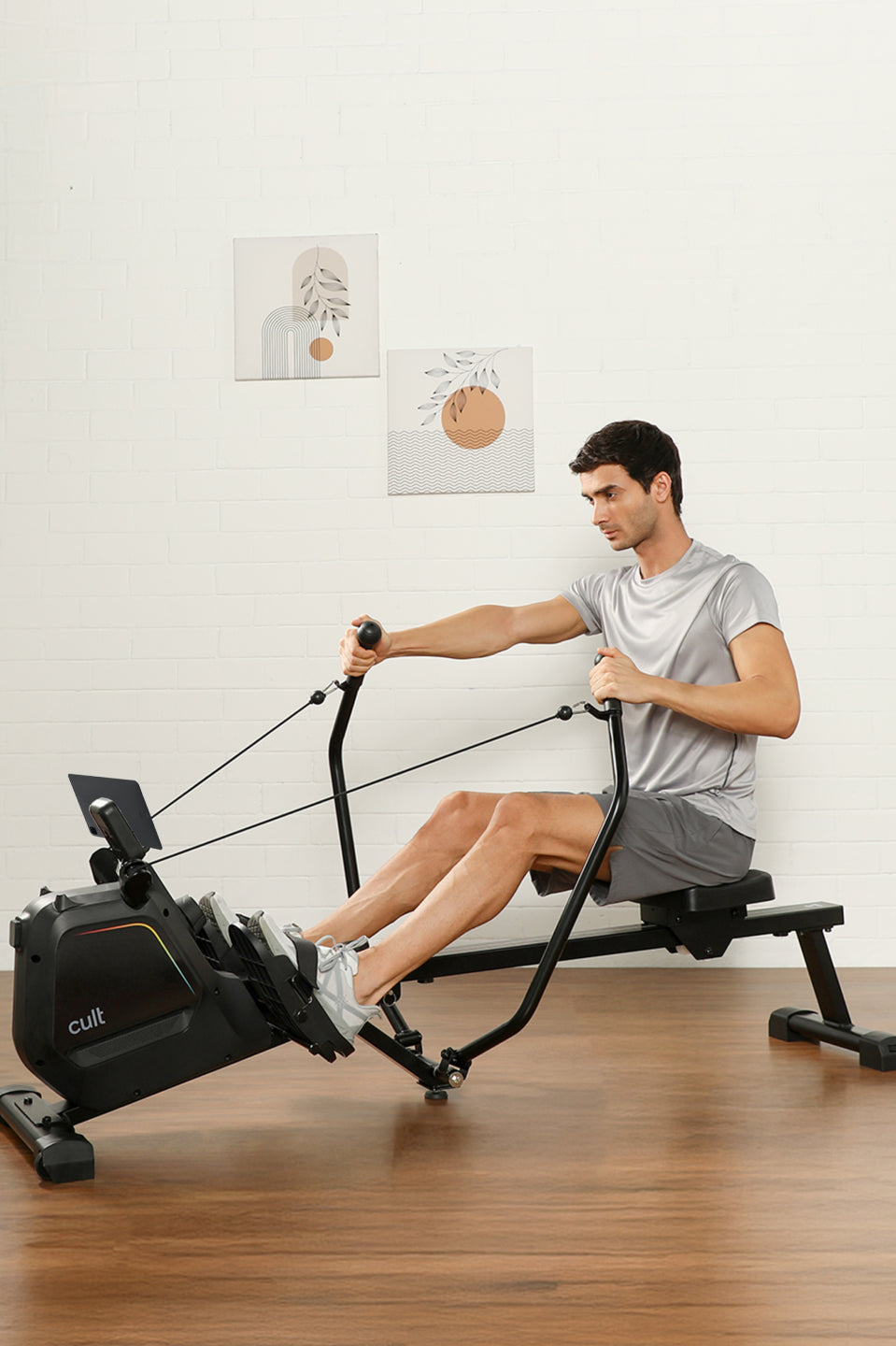 Cult SmartRowDualGlide Full-Motion Magnetic Rower | 120Kg Max Weight | Quiet Home Use Rowing Machine (with 6 months extended warranty)