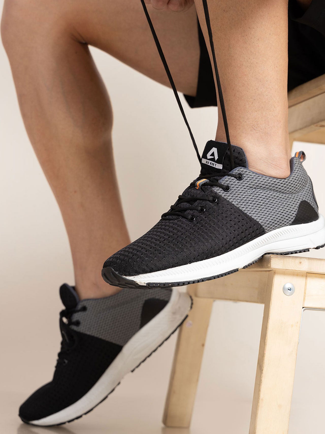 Avant Men's X Running and Training Shoes - Black/Grey