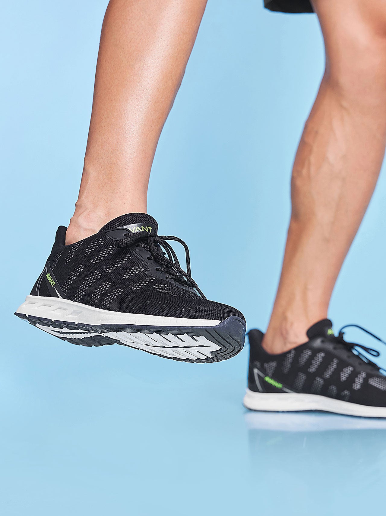 Avant Men's Hurricane Casual Shoes- Black/White