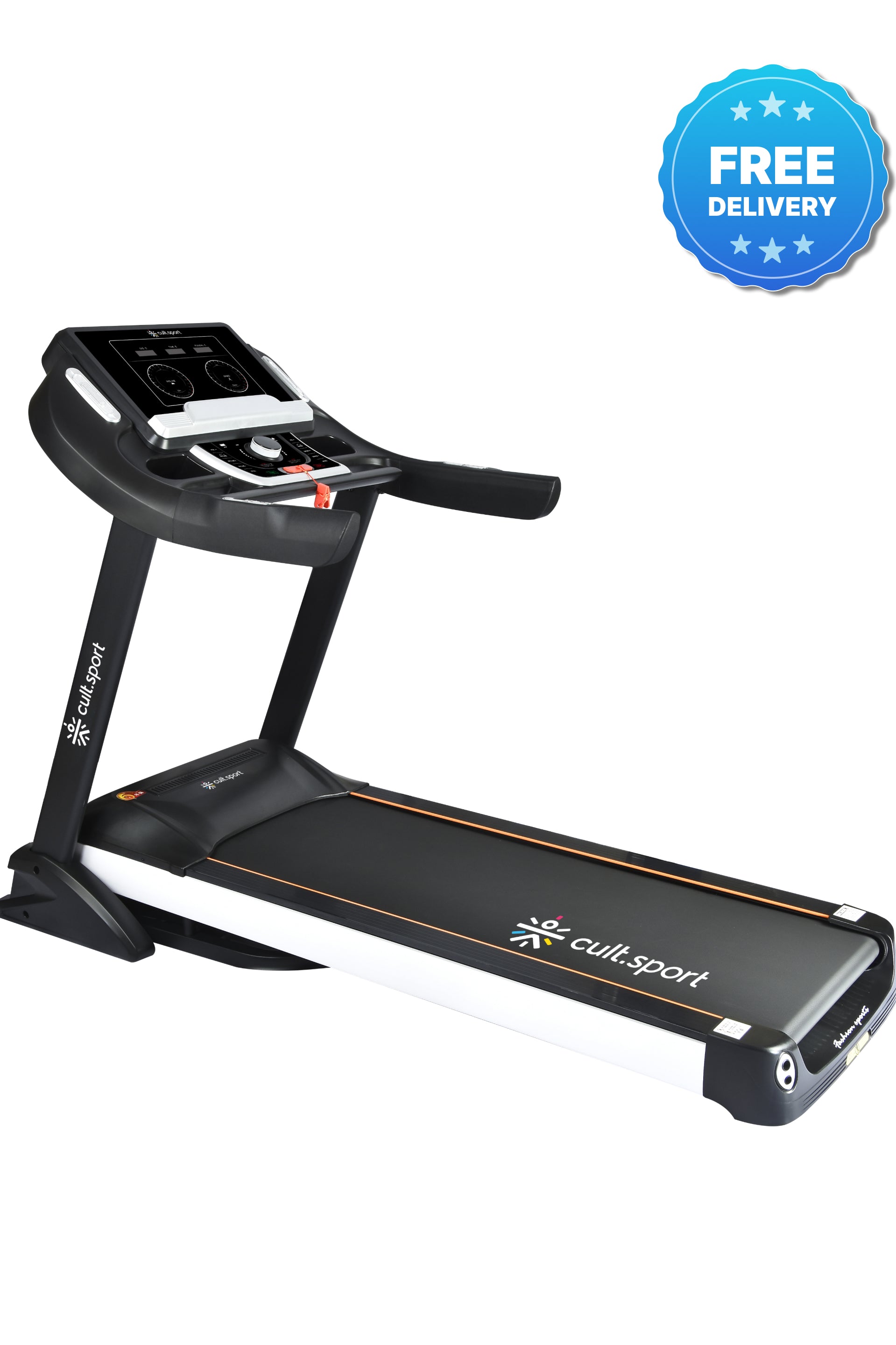 Smartrun Dallas 7 HP Peak Treadmill | 15-level Auto-Incline | Max Weight-150kg | Max Speed-20kmph (with 6 Months Extended Warranty)