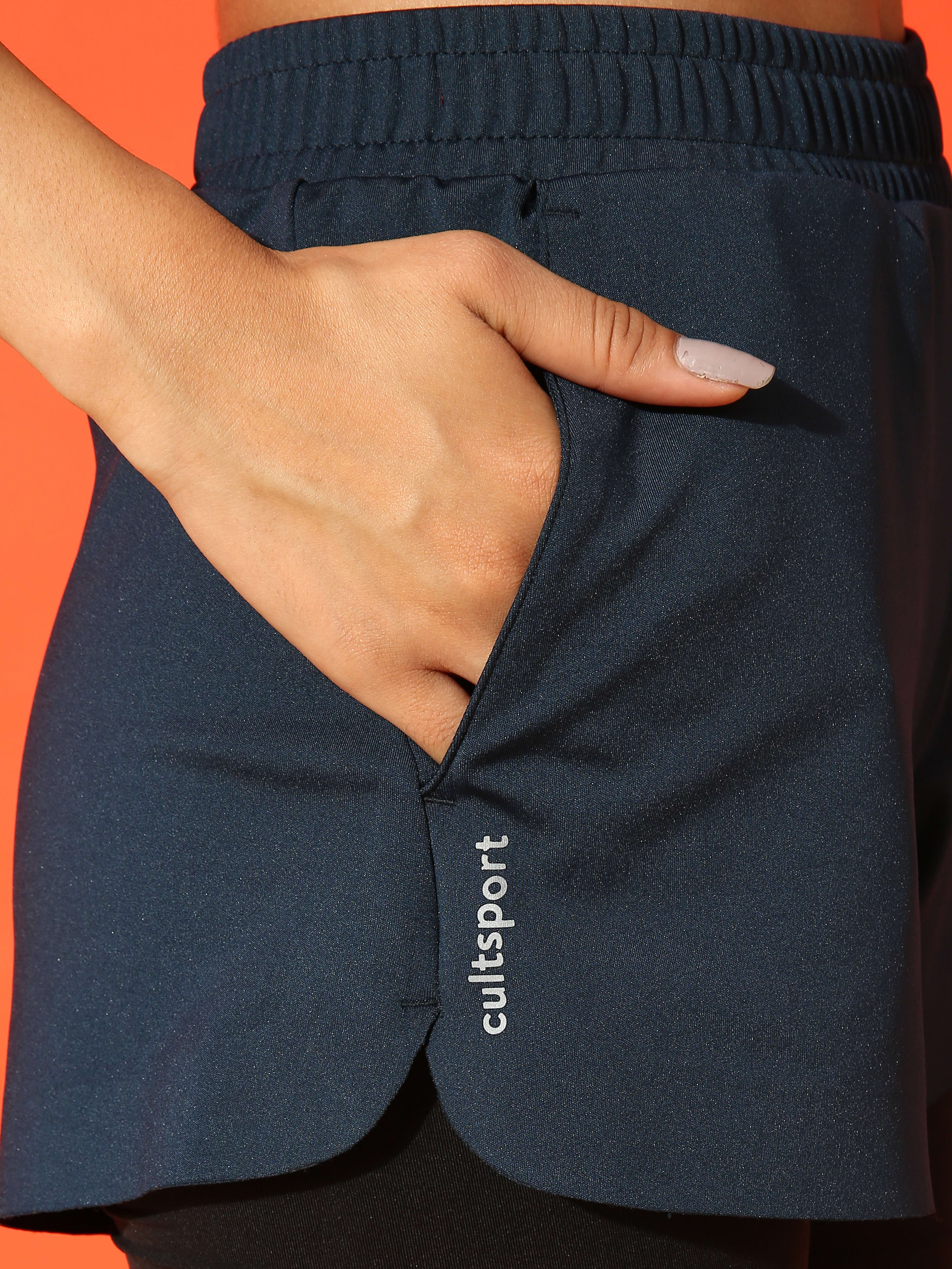 Bonded Shorts with Inner Tights