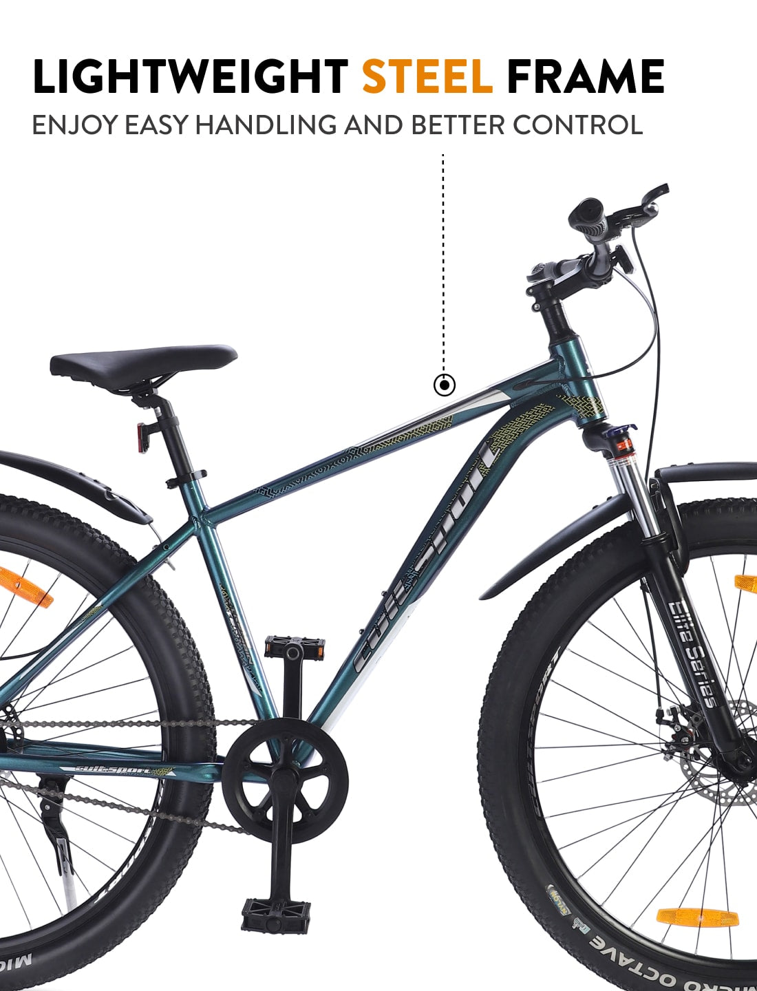 EXPLORER29TBLUE Alloy Single Speed 29 inch Mountain Cycle, Front Suspension, Double Wall Rim,