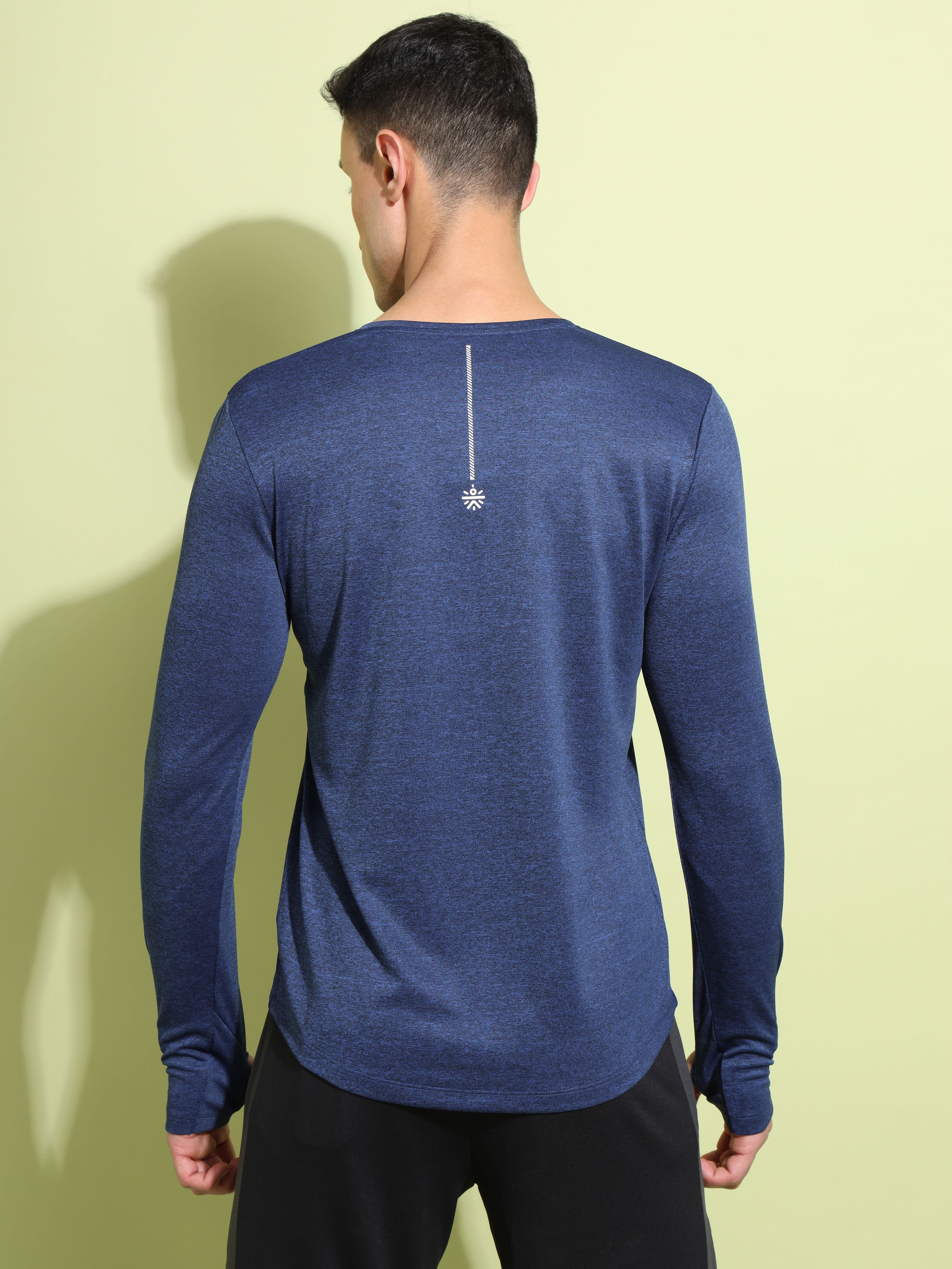 Melange Performance T-shirt with Thumbholes