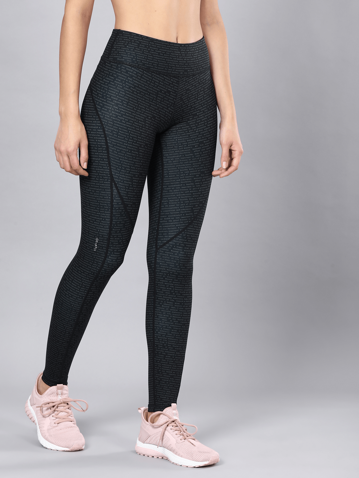 AbsoluteFit Verbatim Black Workout Leggings