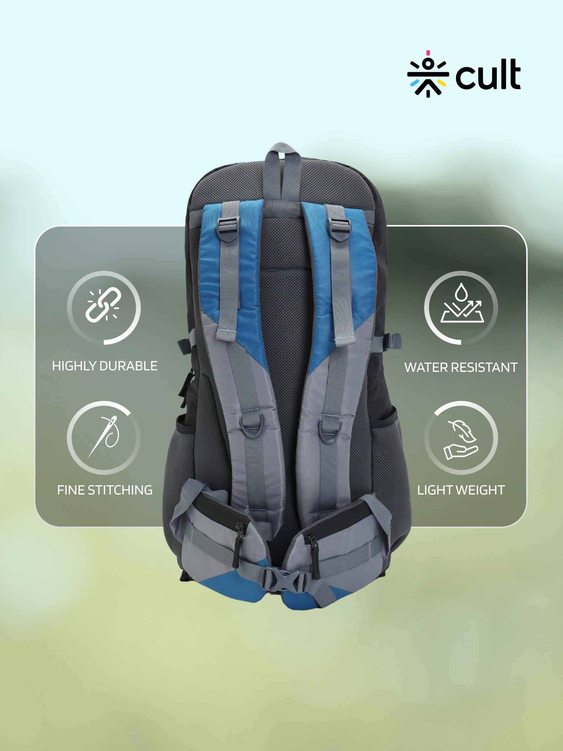 Travel Rucksack 60 L Blue