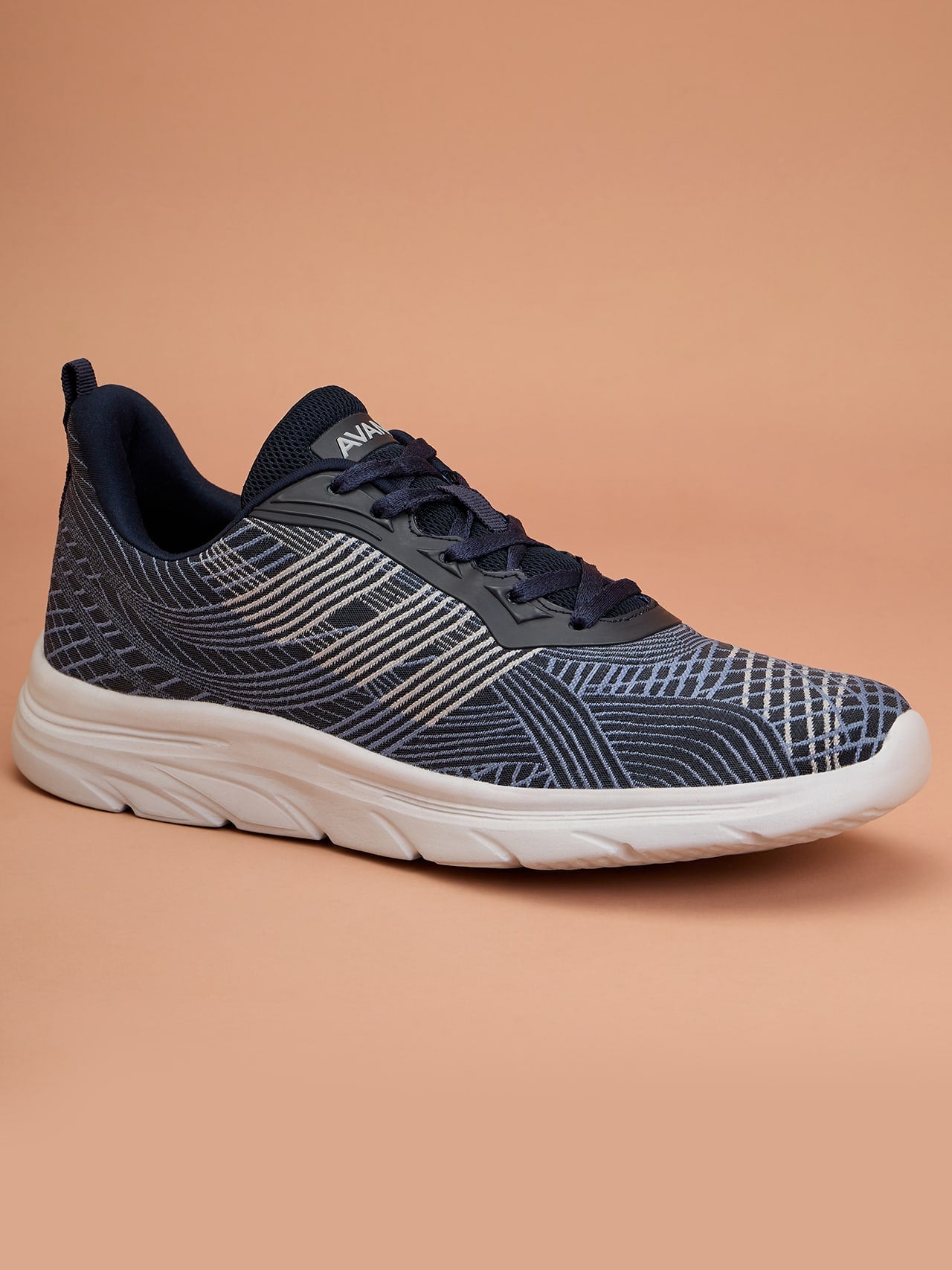 Avant Men's WalkRite Walking Shoes - Navy Blue