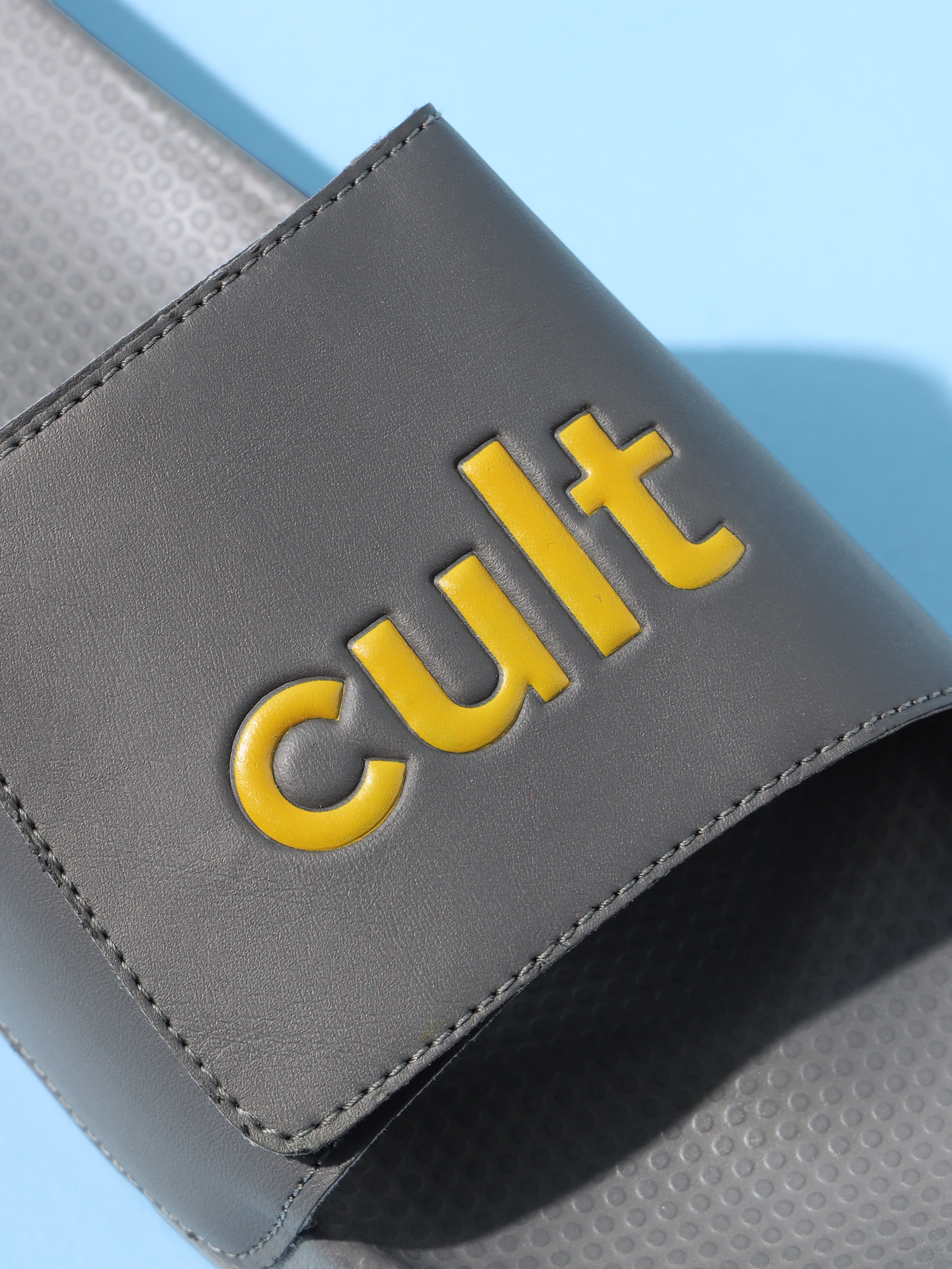 cult Locomo Grey Men Slides