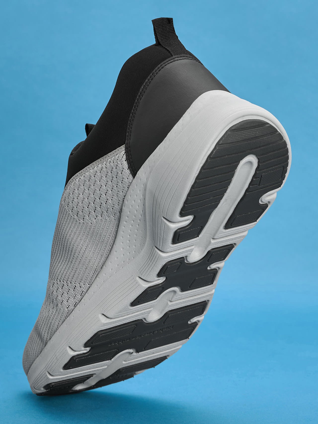 Avant Men's Sigma Slip-On Walking Shoes - Lt.Grey/Black