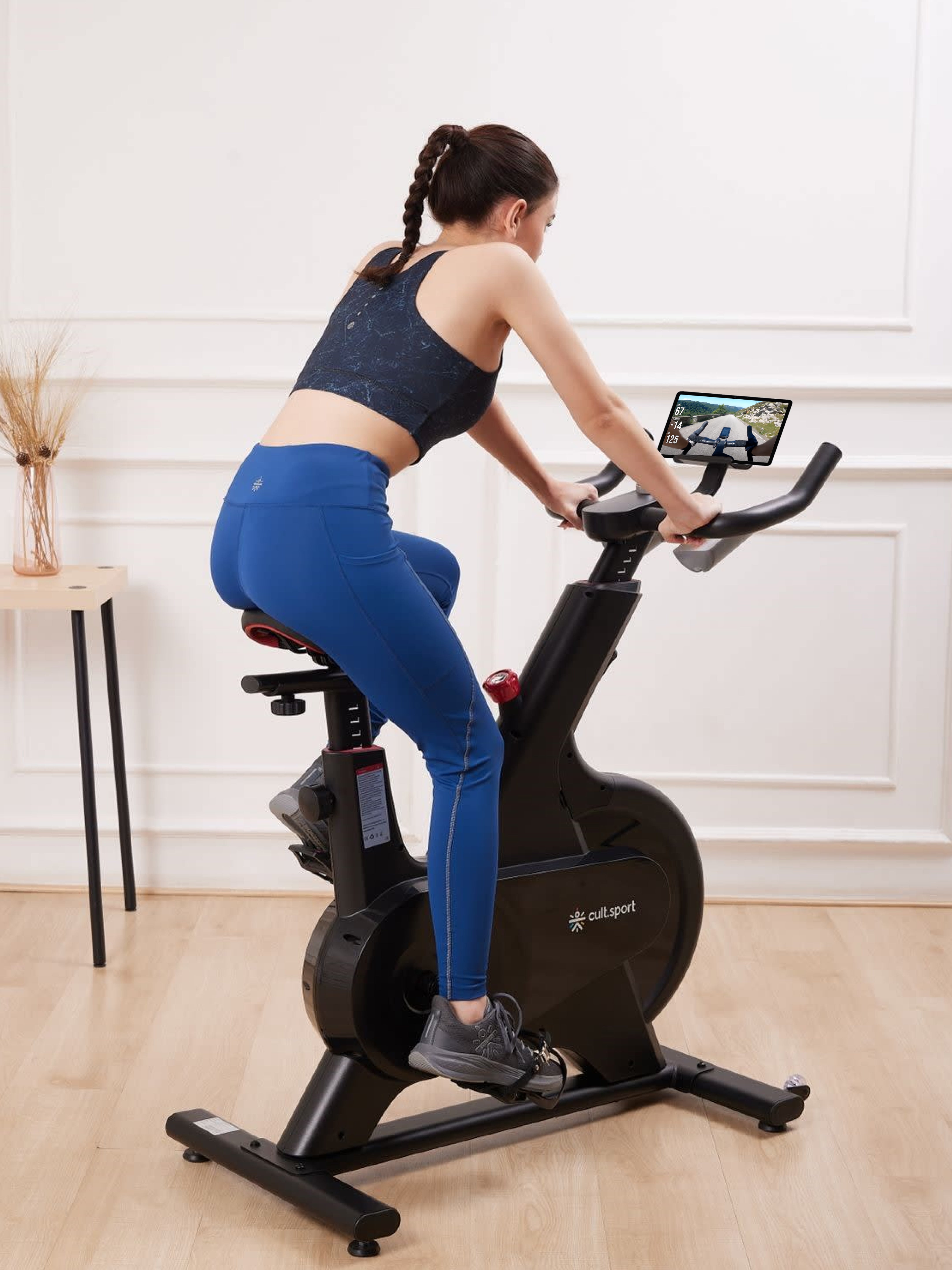 Smartbike Danville | 6.5kg Flywheel | Max Weight-130kg | 100 Level Magnetic Resistance (with 6 months extended warranty)