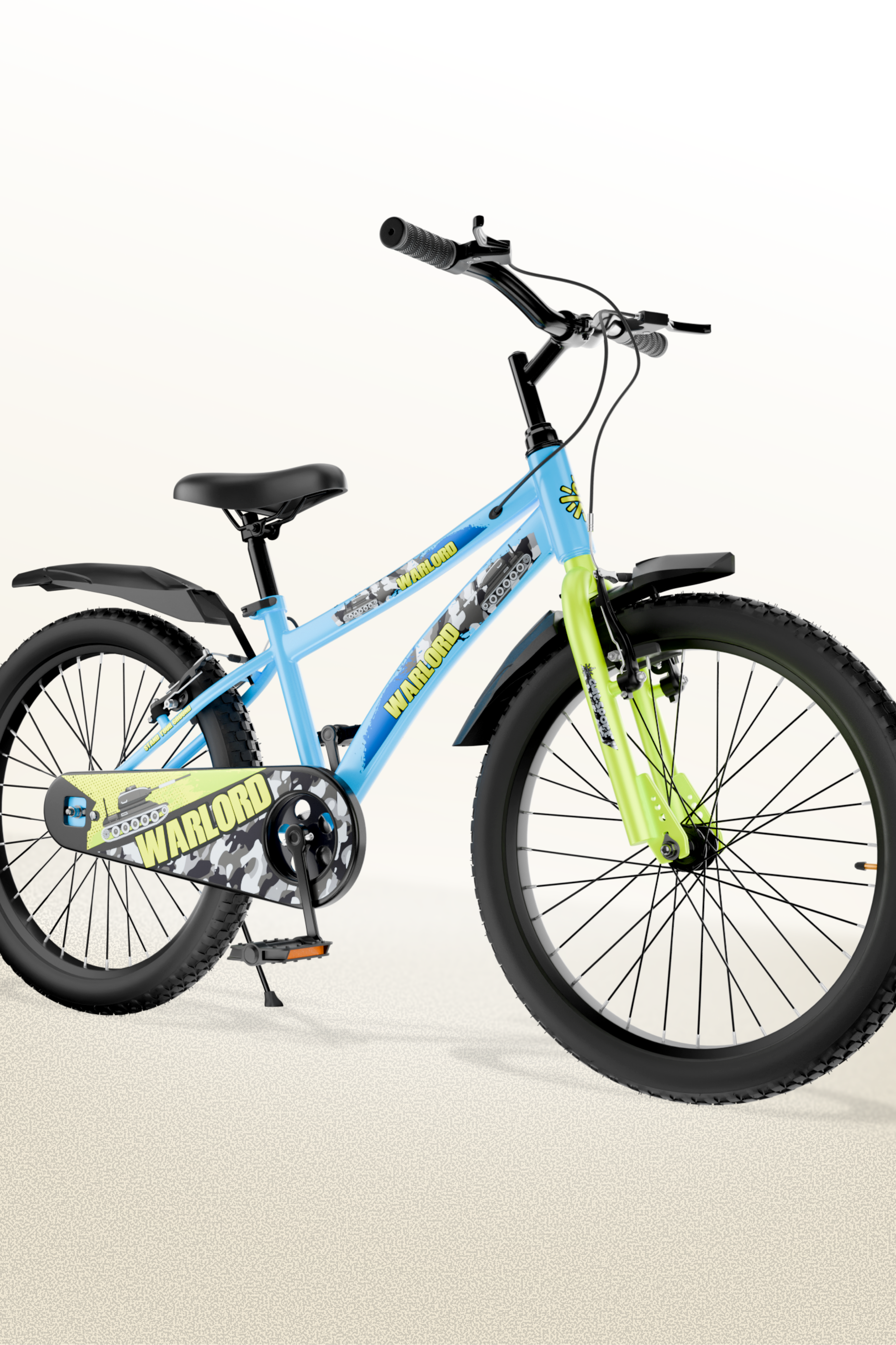 Warlord 20T Steel Frame Kids Bike Blue