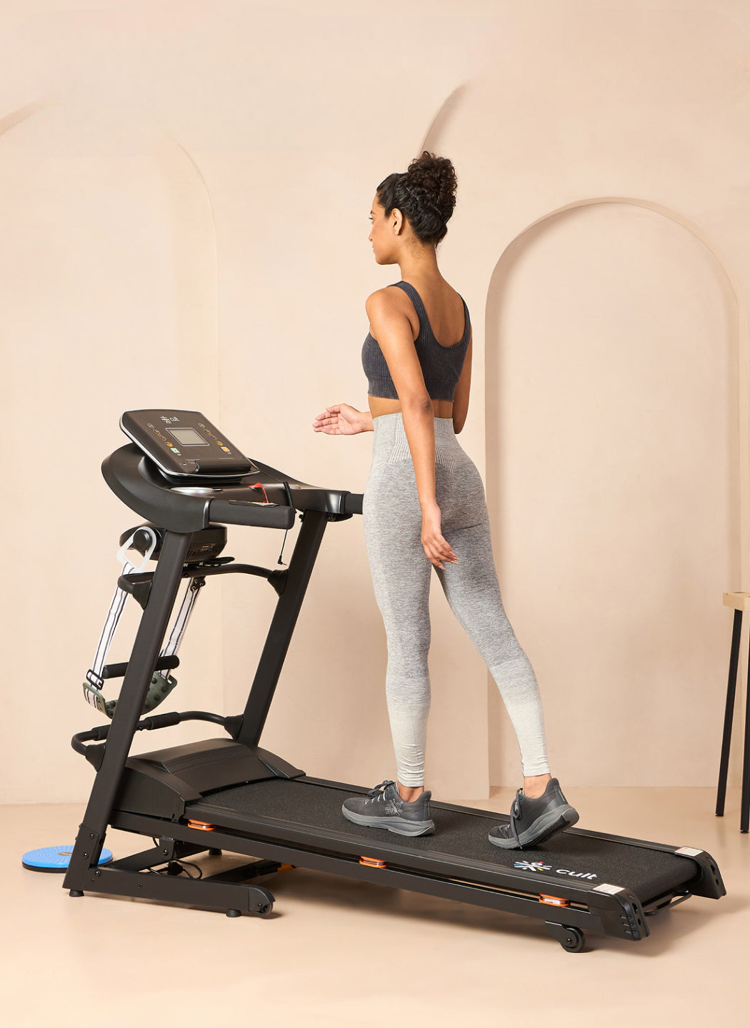 Cultrun M4 4HP Peak Treadmill | 15-level Auto-Incline & Massager | Max Weight-120kg | Max Speed-14.8kmph (with 6 Months Extended Warranty)