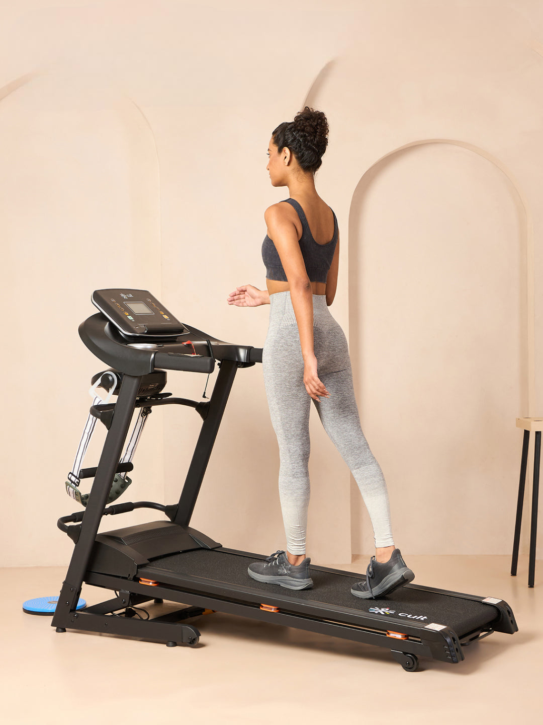 Cultrun M4 4HP Peak Treadmill | 15-level Auto-Incline & Massager | Max Weight-120kg | Max Speed-14.8kmph (with 6 Months Extended Warranty)