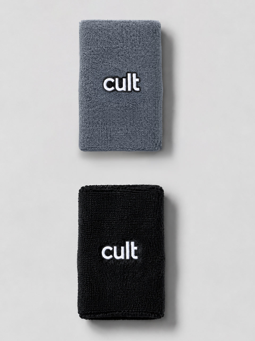 Cult Wrist Band Pack of 2 - Grey & Black