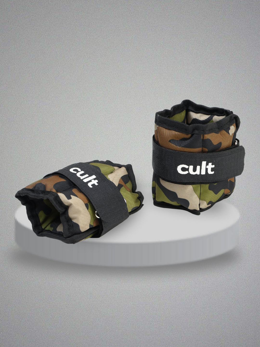 Cult Ankle Weight Bands (Camouflage) | For Gym and Training Resistance Bands for Men & Women | Wrist Ankle | Fitness Band | Finest-Quality | Fixed Weight | Multi-Purpose (0.5 kg X 2)