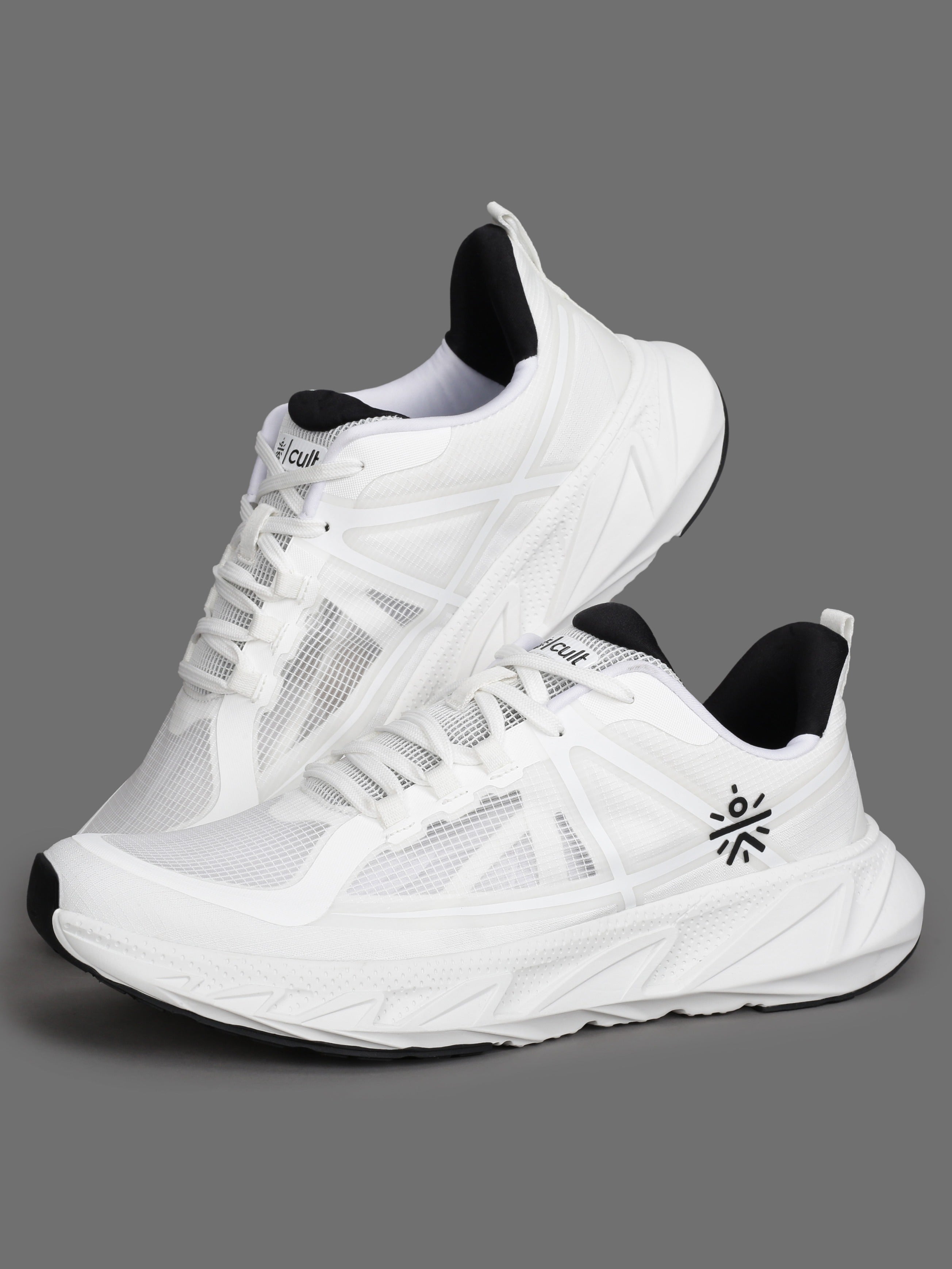 cult Men's Traverse Running Shoes - Off White