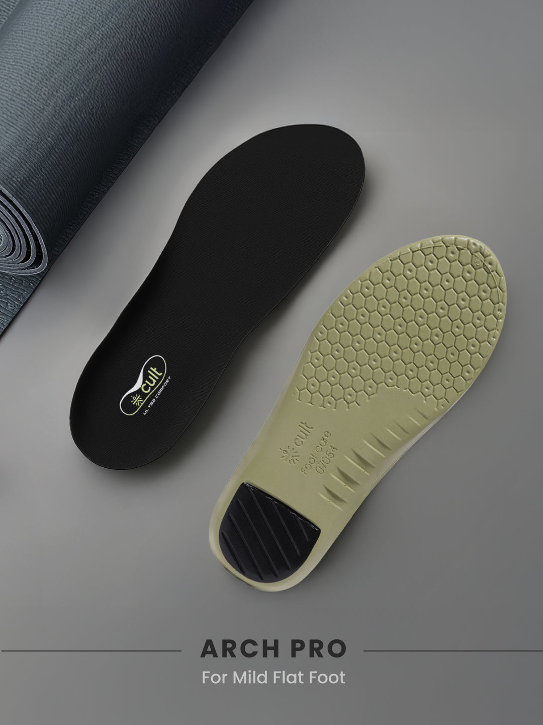 cult Men's Mild Flat Feet- Arch Pro Insoles