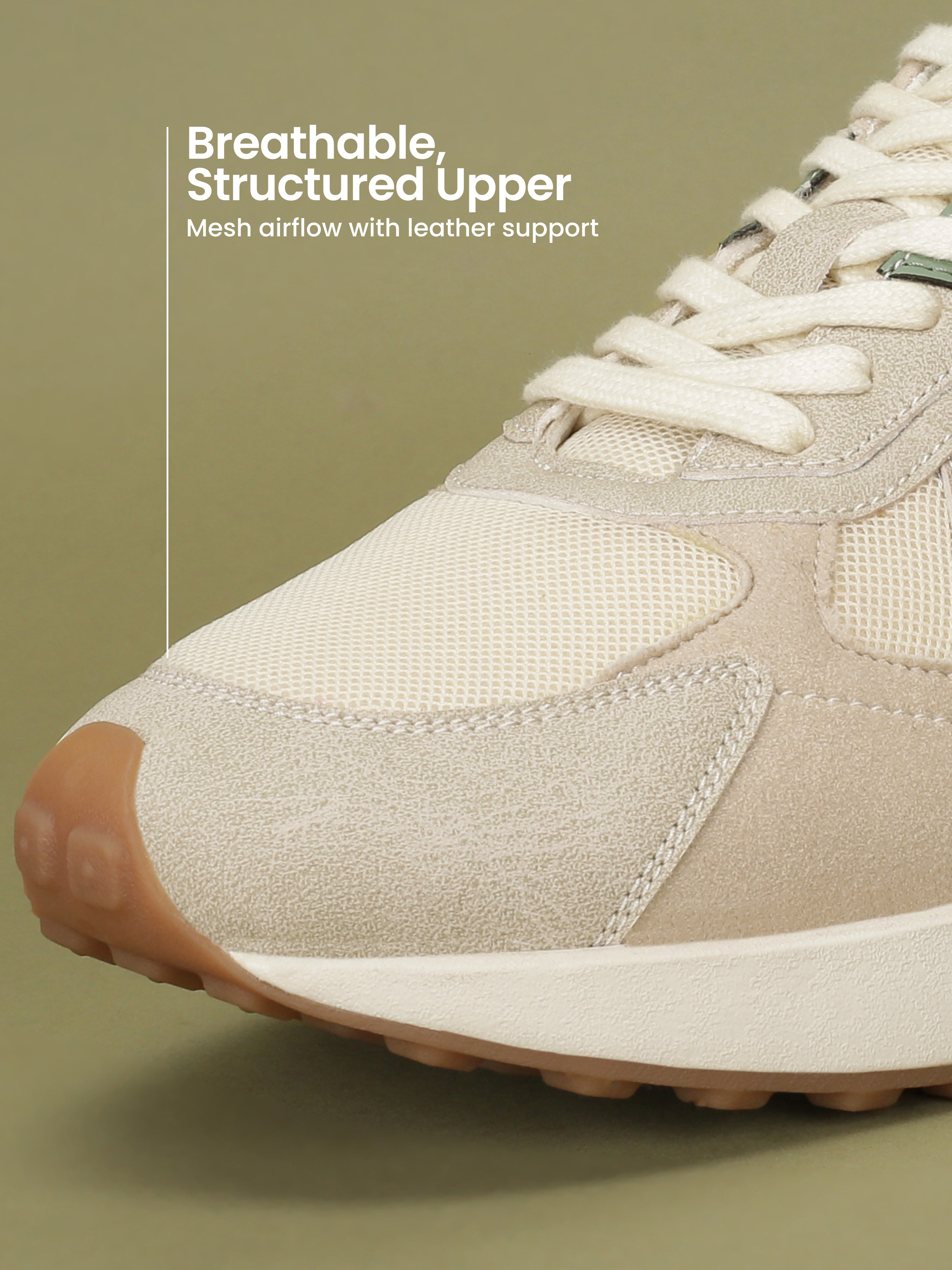 cult Men's EasyBreezy Sneakers - Beige/Olive