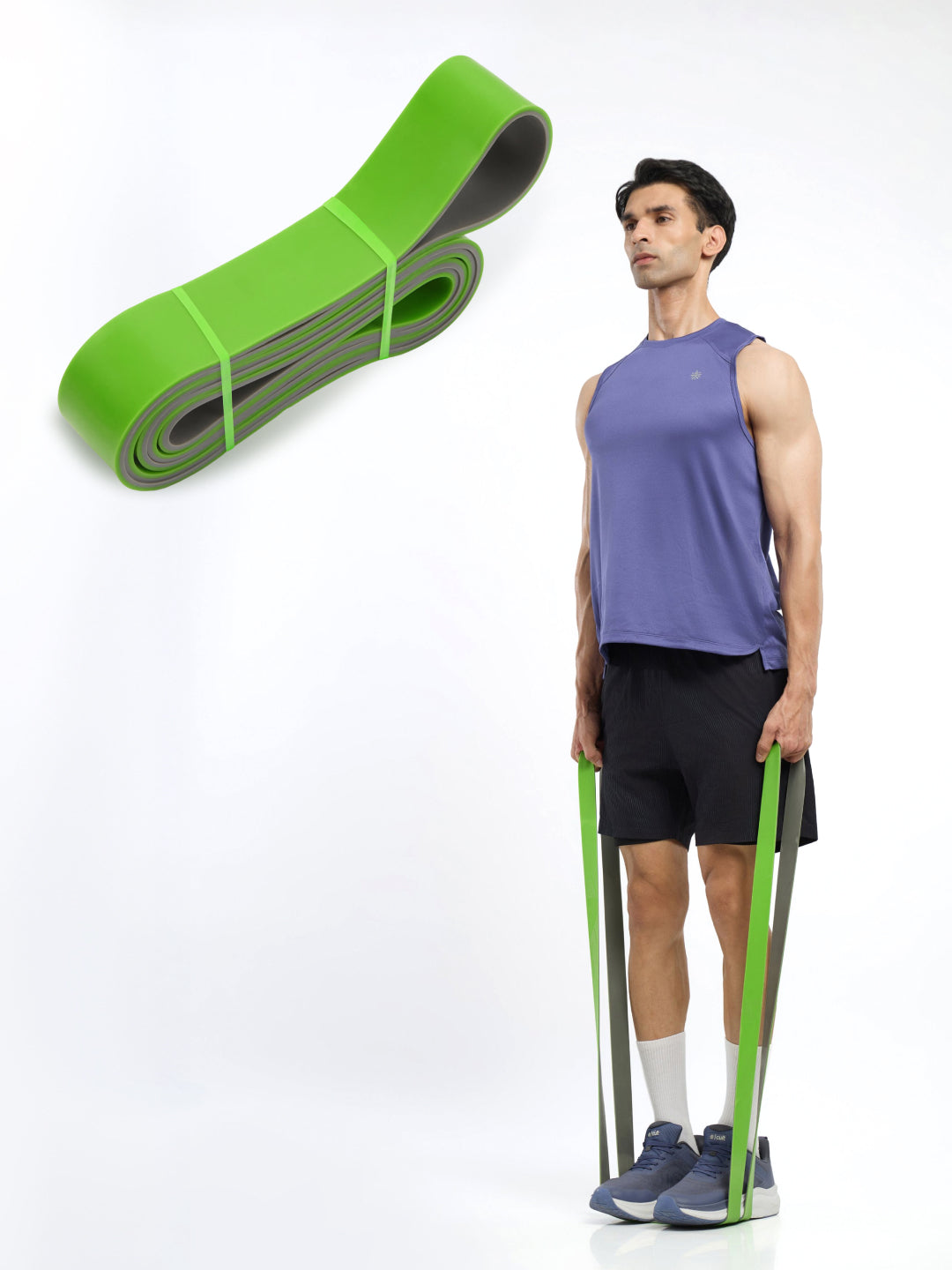 CULT Resistance Band 45MM -50-125lbs- Green And Grey