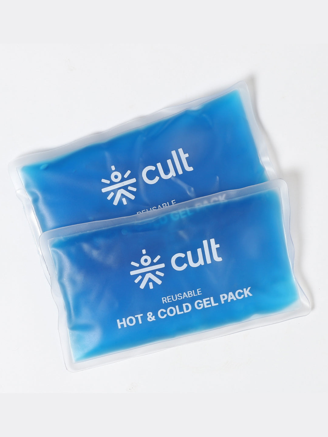 Reusable Hot & Cold Gel Pack of 2 – Flexible Pain Relief for Cramps, Swelling, Injuries, Neck, Back & Joint Recovery