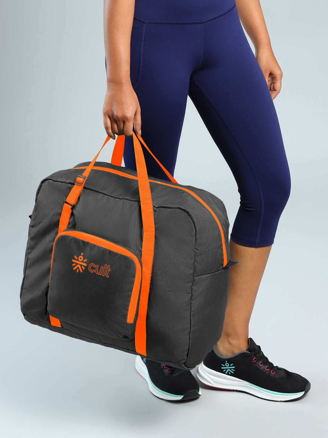 cult Foldable Duffle Bag 30L Grey