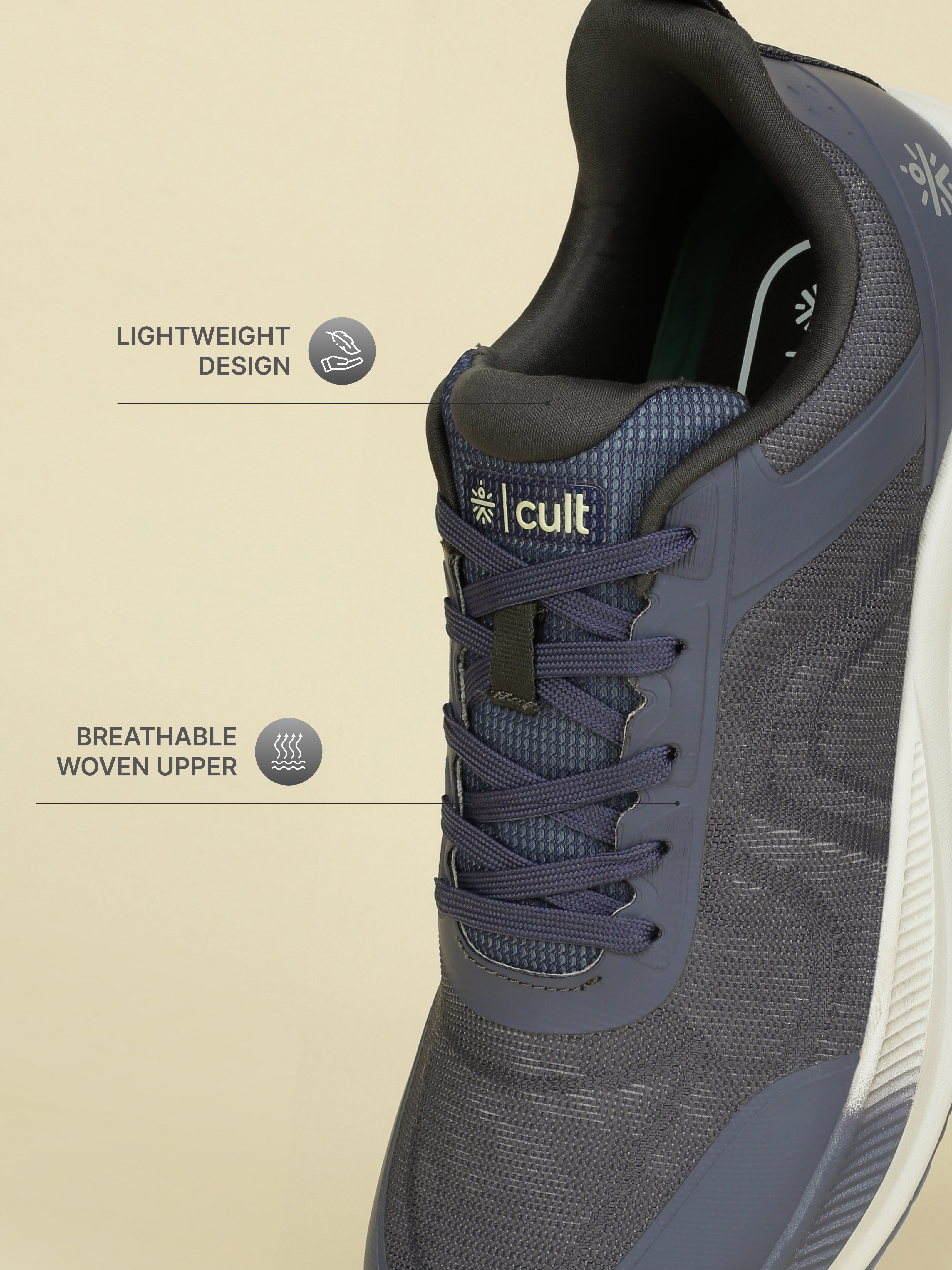 Cult Men's Surge Running Shoes - Blue