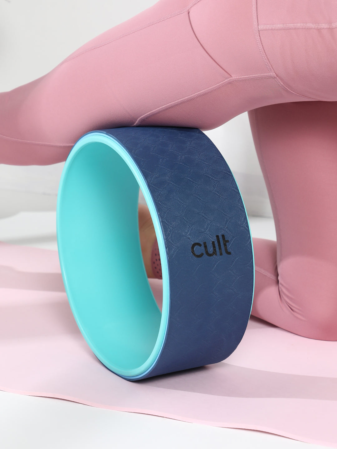 cult Yoga Wheel for Stretching and Balance Blue