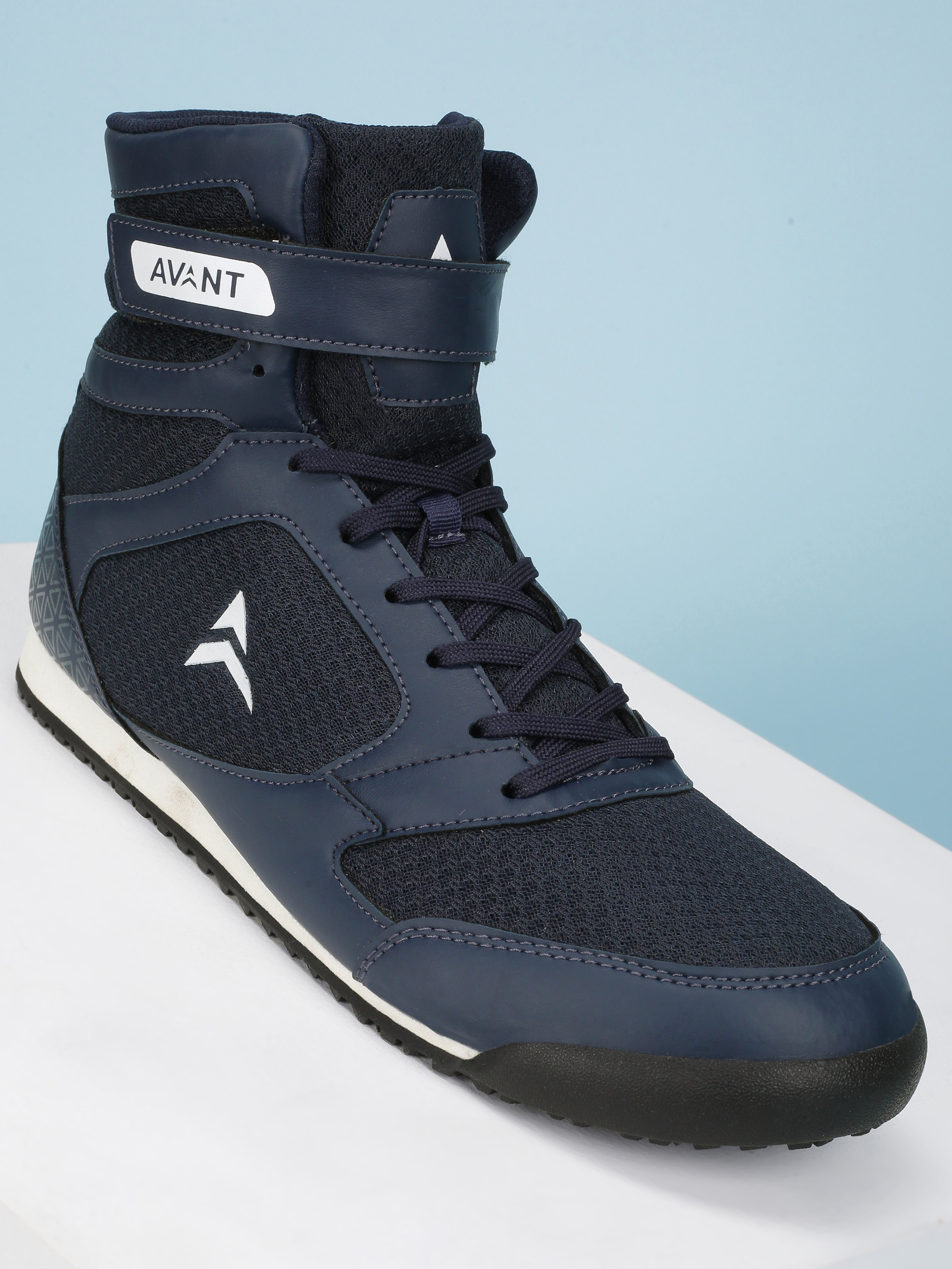 Avant Men's Uppercut Boxing Shoes - Navy Blue