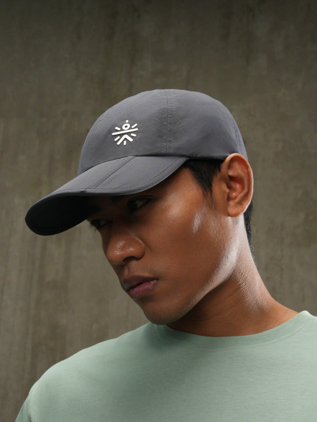 cult Foldable Cap Unisex with Adjustable Strap Grey