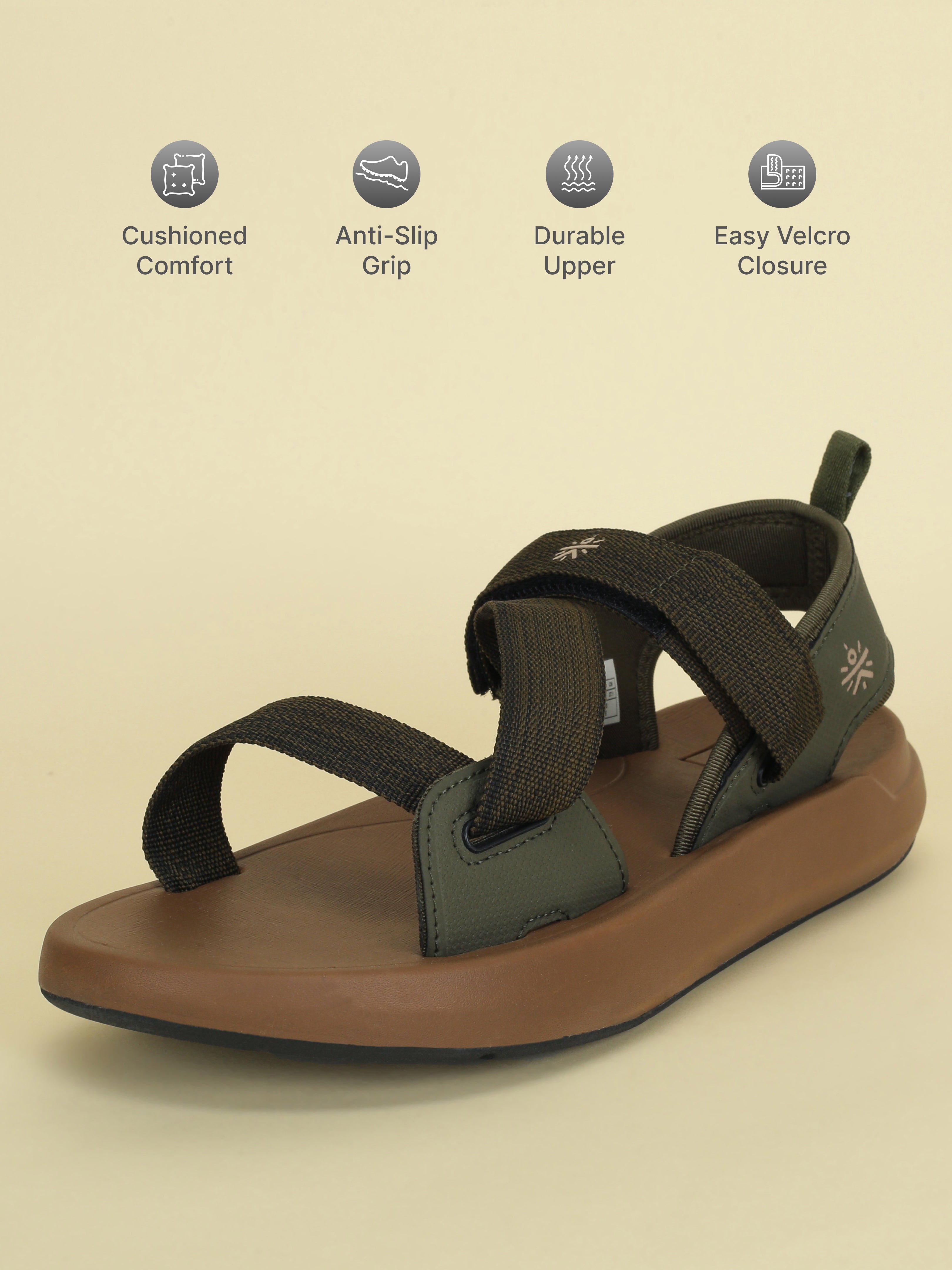 Cult Men's Krios Sandals - Olive