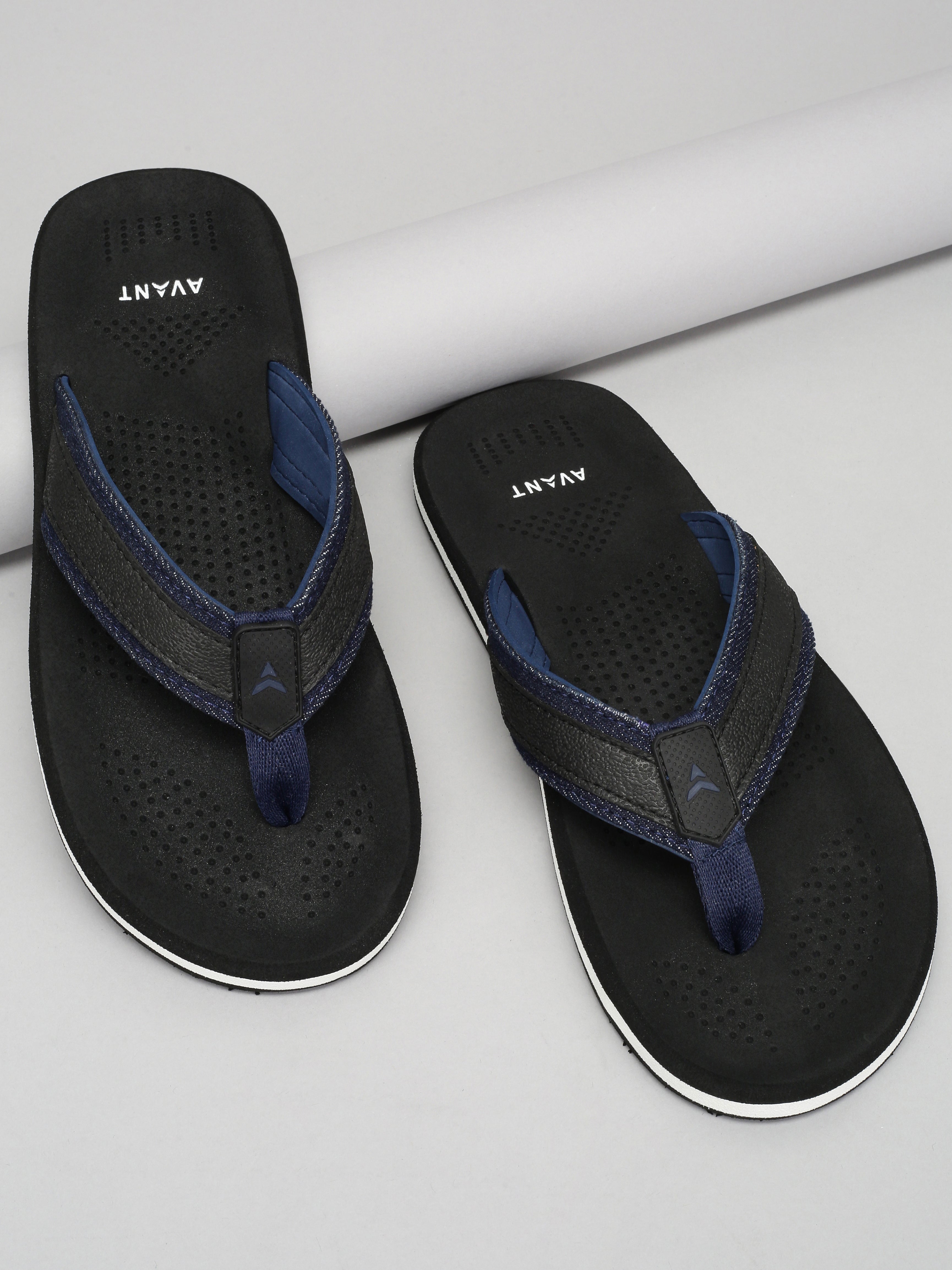 Avant Men's Brook Flip Flops - Black/Olive