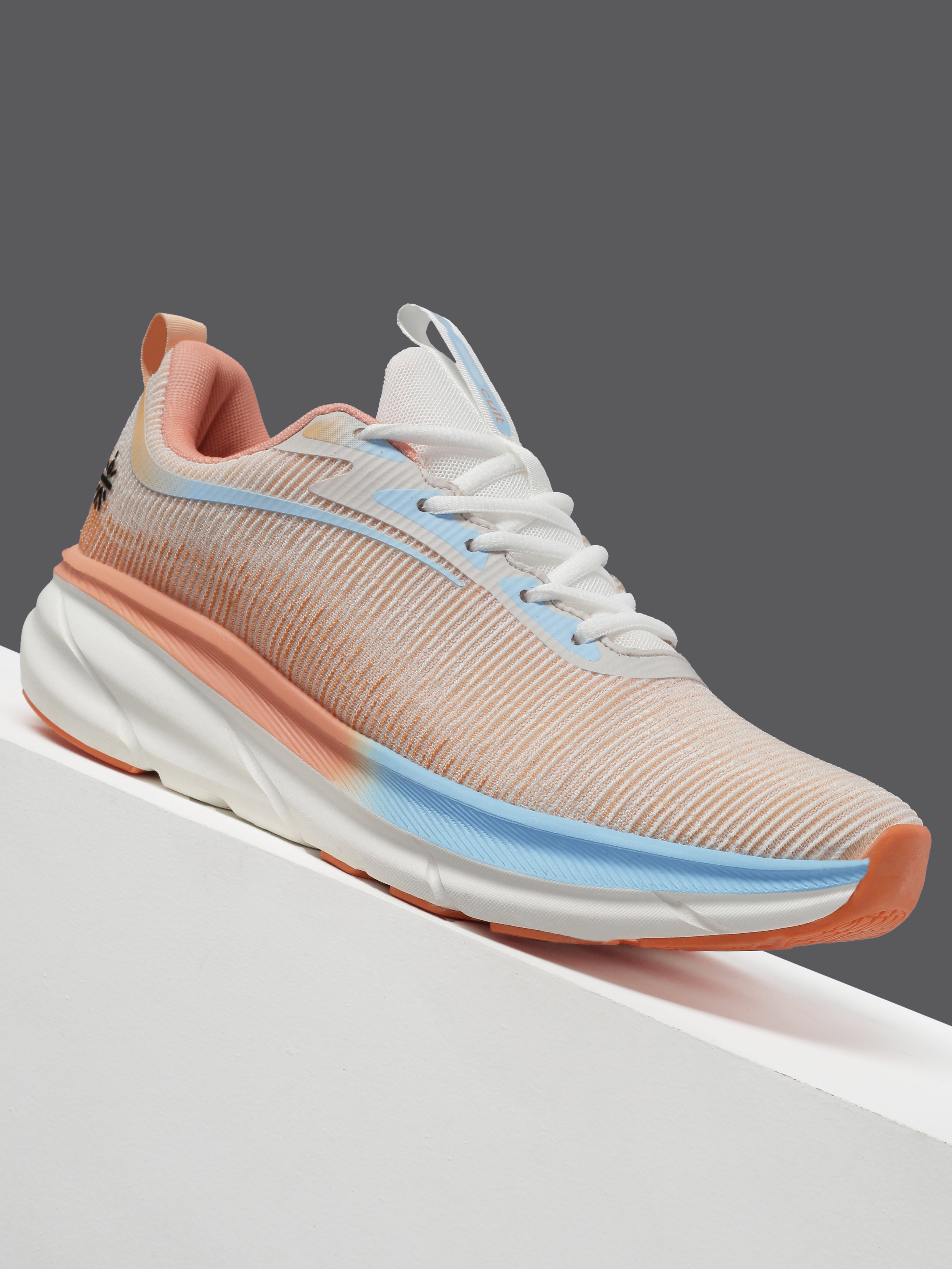 cult Men's Flytor Running Shoes - L. Peach/Ice Blue