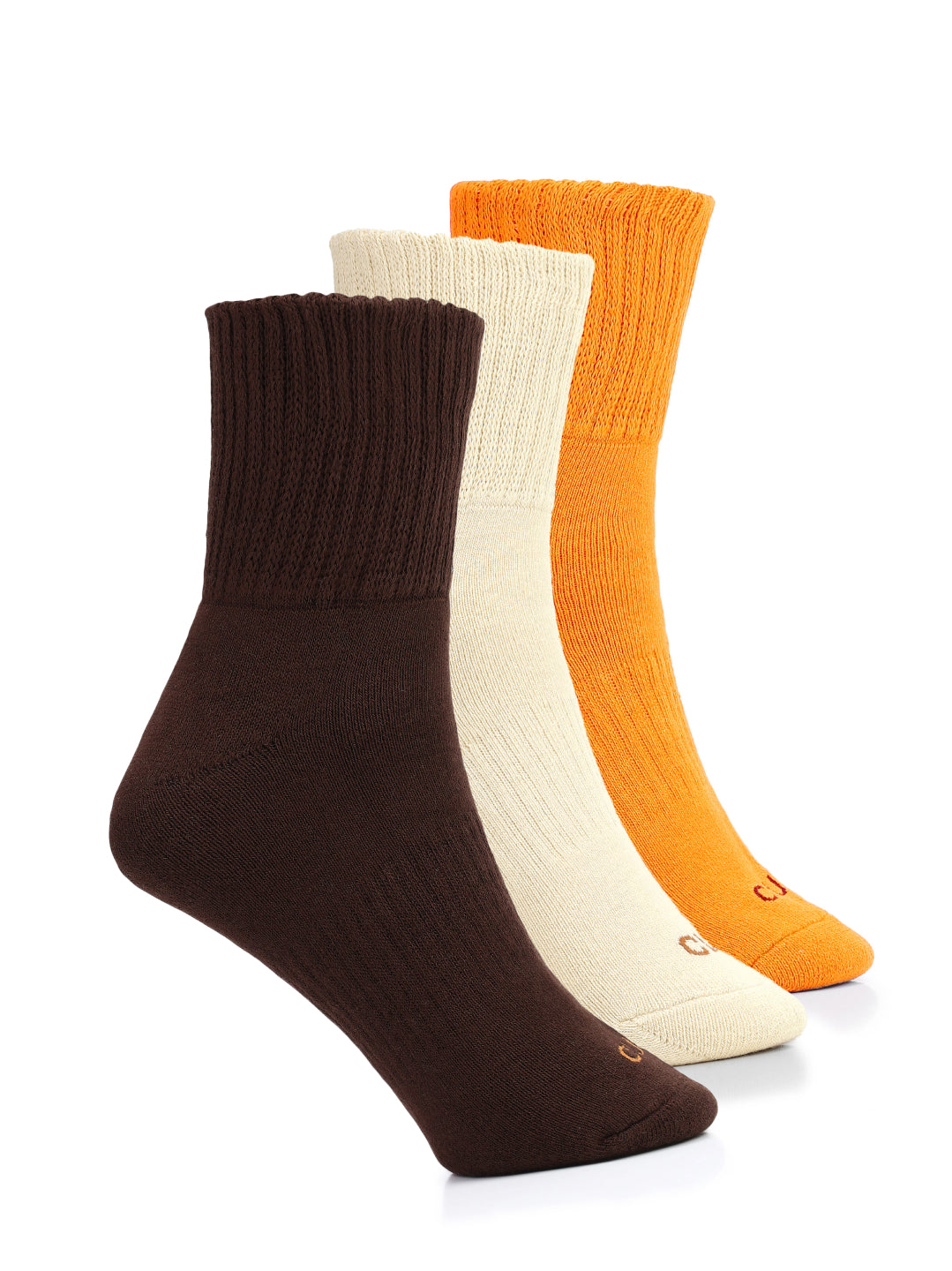 CULT Men's Crew Length Cotton Socks Ultra Soft, Breathable & Anti-Microbial Casual & Sports Socks with Moisture-Absorbent Fabric