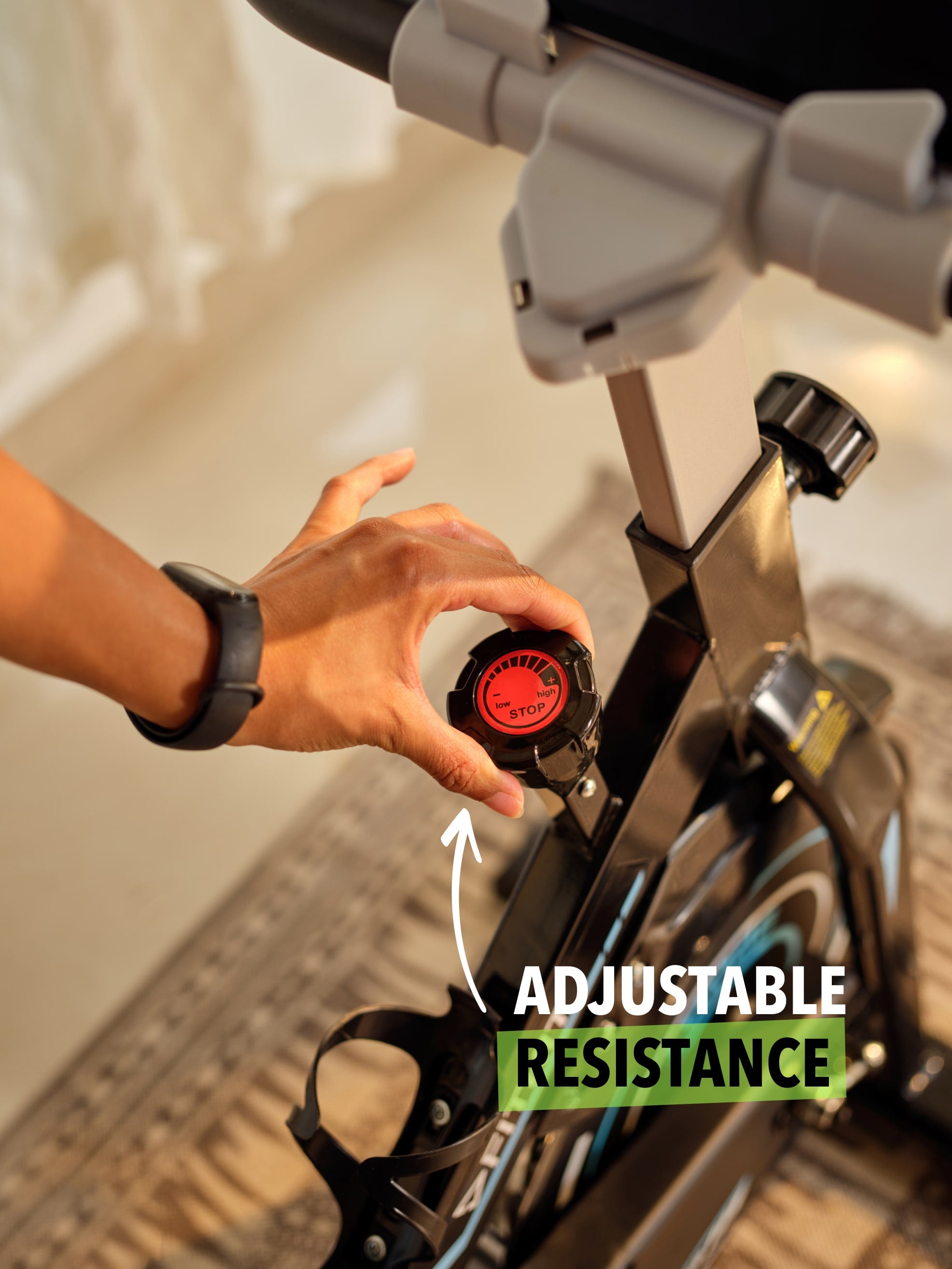 FK4000 Spinbike | 6kg Flywheel | Max Weight 120kg | Friction Resistance Stepless | Blue (with 6 months extended warranty)