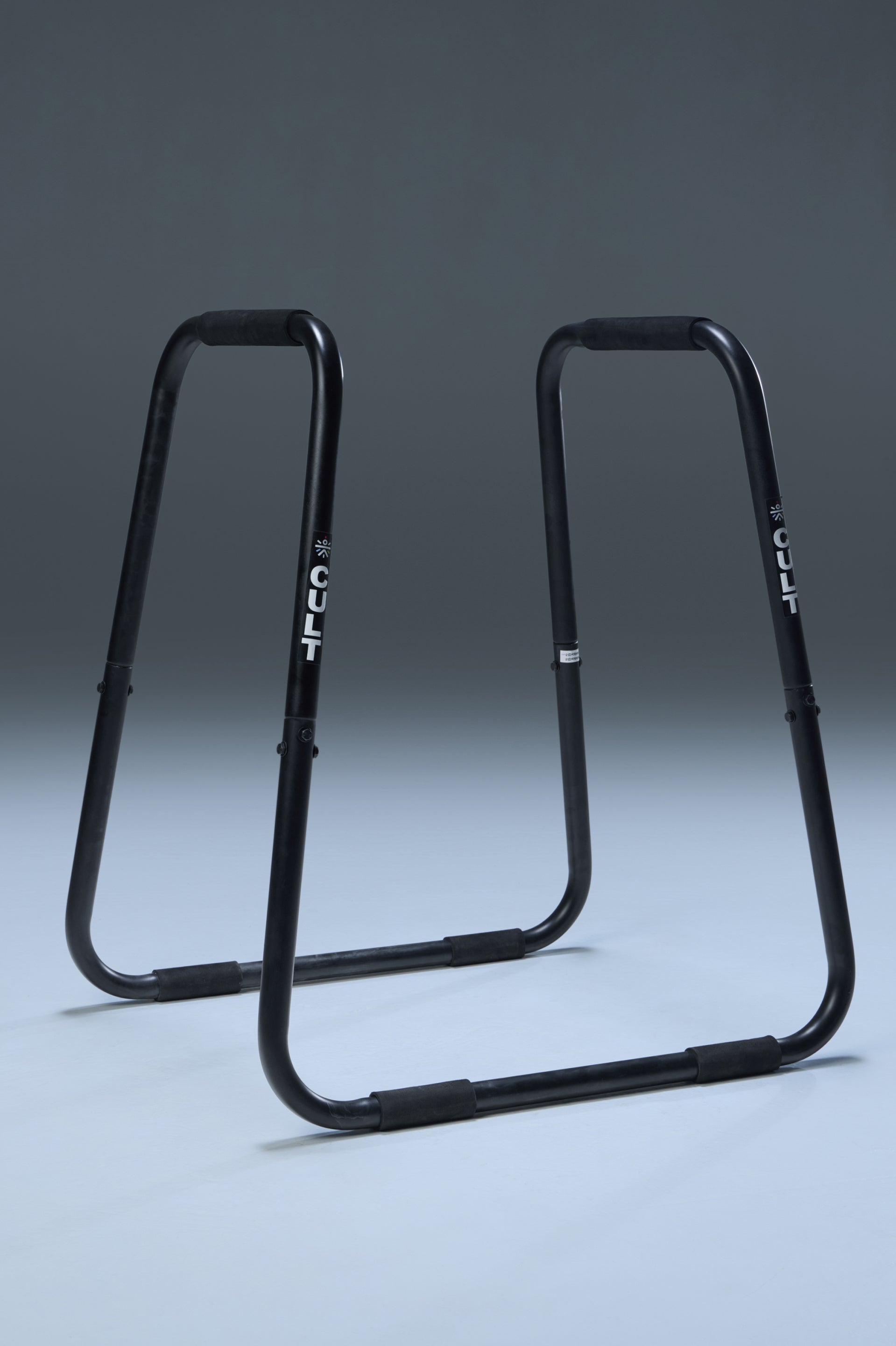 Cult Heavy-Duty Dip Bar for Strength Training | 150 kg Weight Capacity | Non-Slip handle Grips with Stable Leveling | Perfect for home Gym (with 6 months extended warranty)