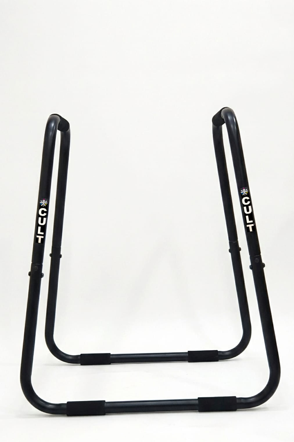 Cult Heavy-Duty Dip Bar for Strength Training | 150 kg Weight Capacity | Non-Slip handle Grips with Stable Leveling | Perfect for home Gym