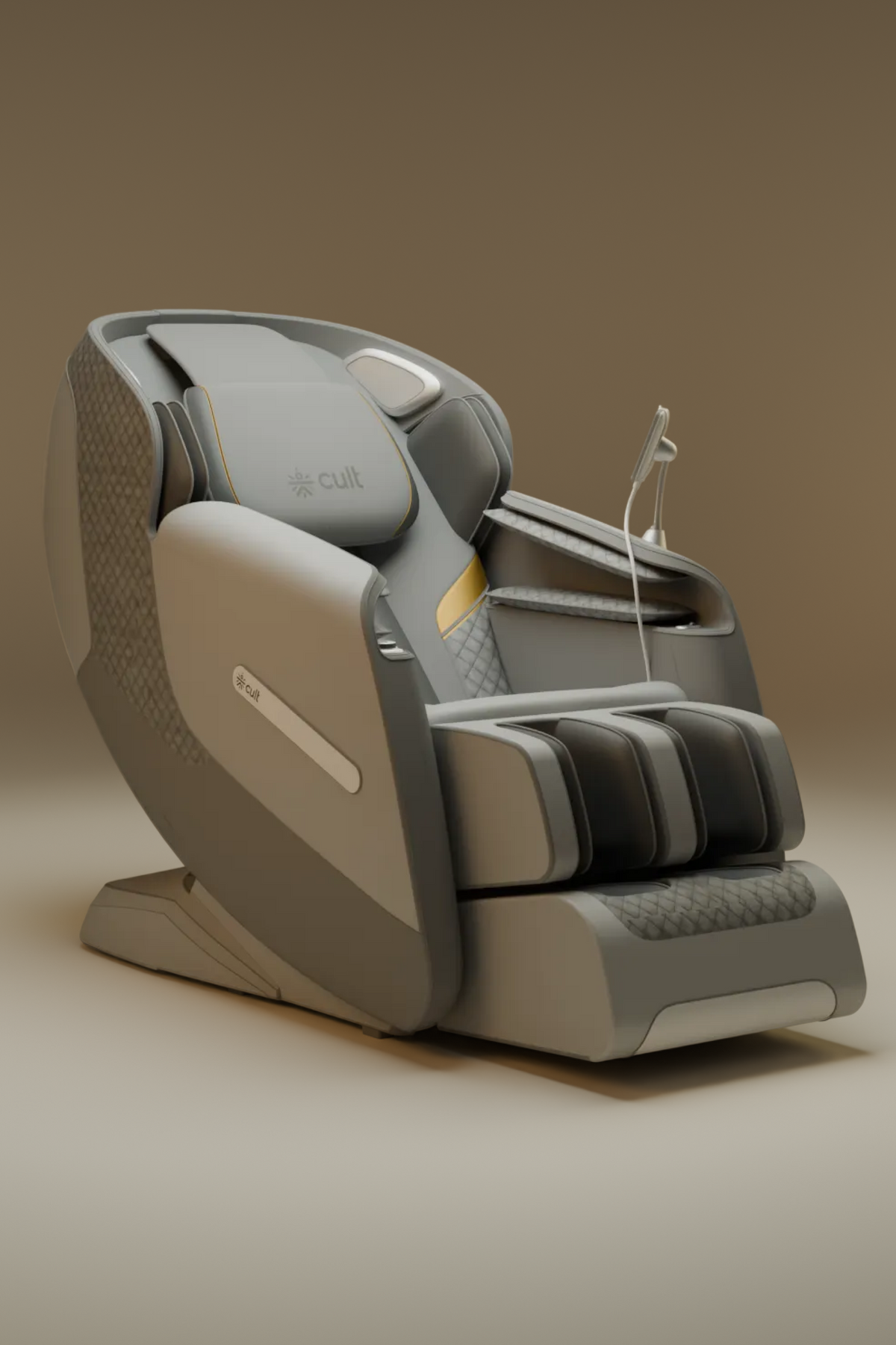 Cult LUXE Massage Chair | Zero Gravity with AI Voice & Bluetooth | 3D Experience | Smart Dial & 18 Preset Programs | Smart Touch Screen