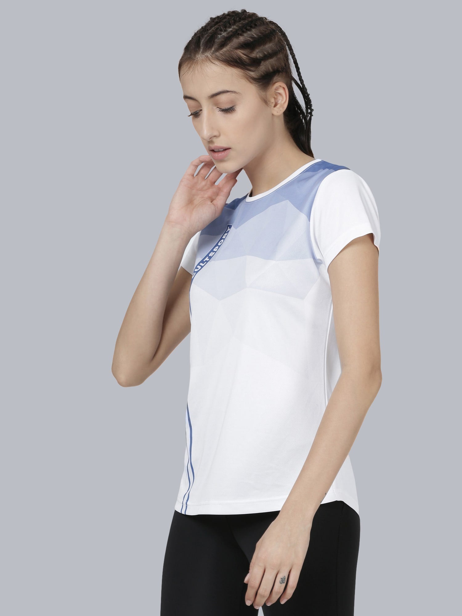 Dugout Pyramid White Relaxed Tee