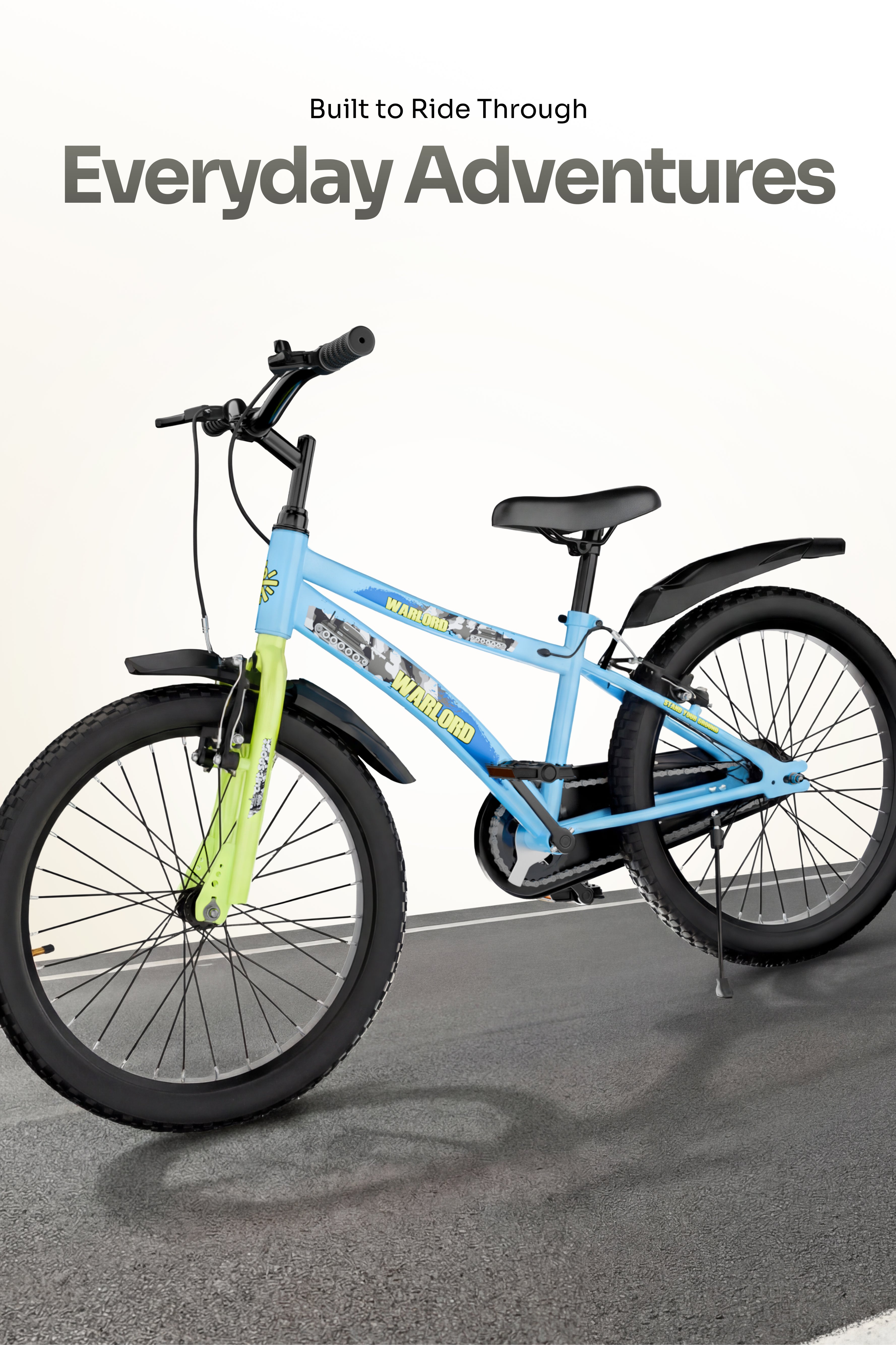 Warlord 20T Steel Frame Kids Bike Blue