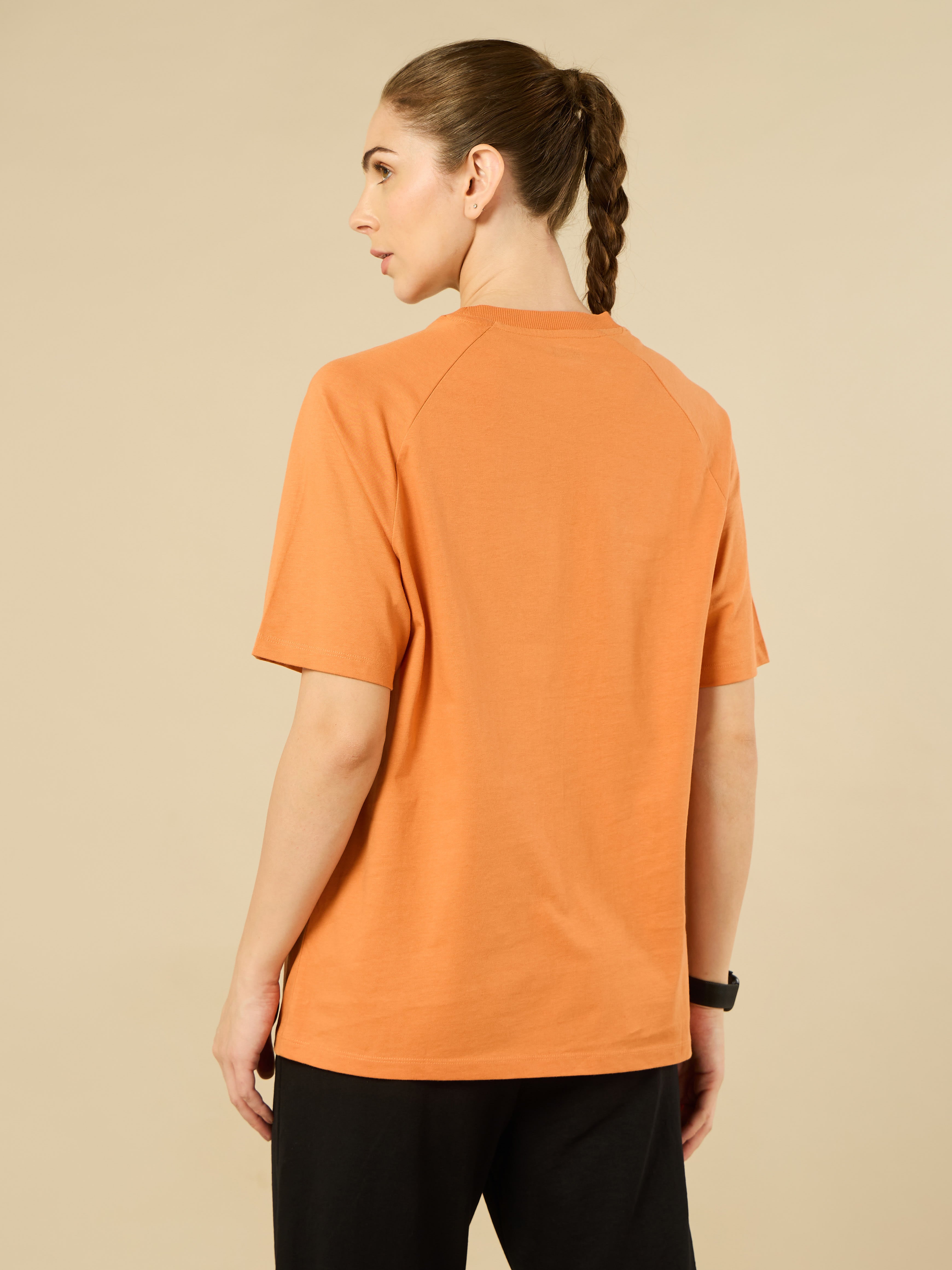 Coral Optimist Printed T-shirt