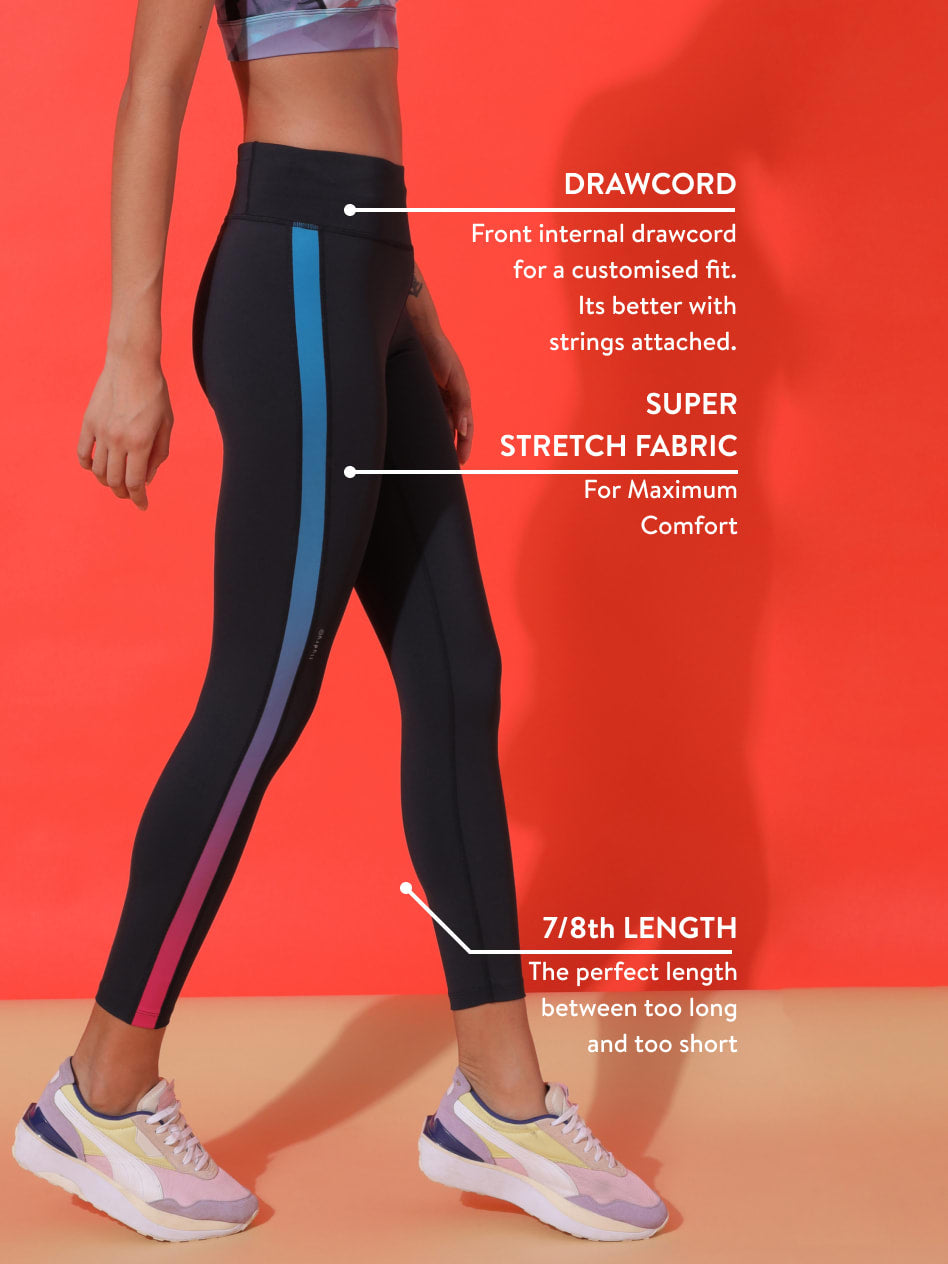 AbsoluteFit Ombre Stripe Tights