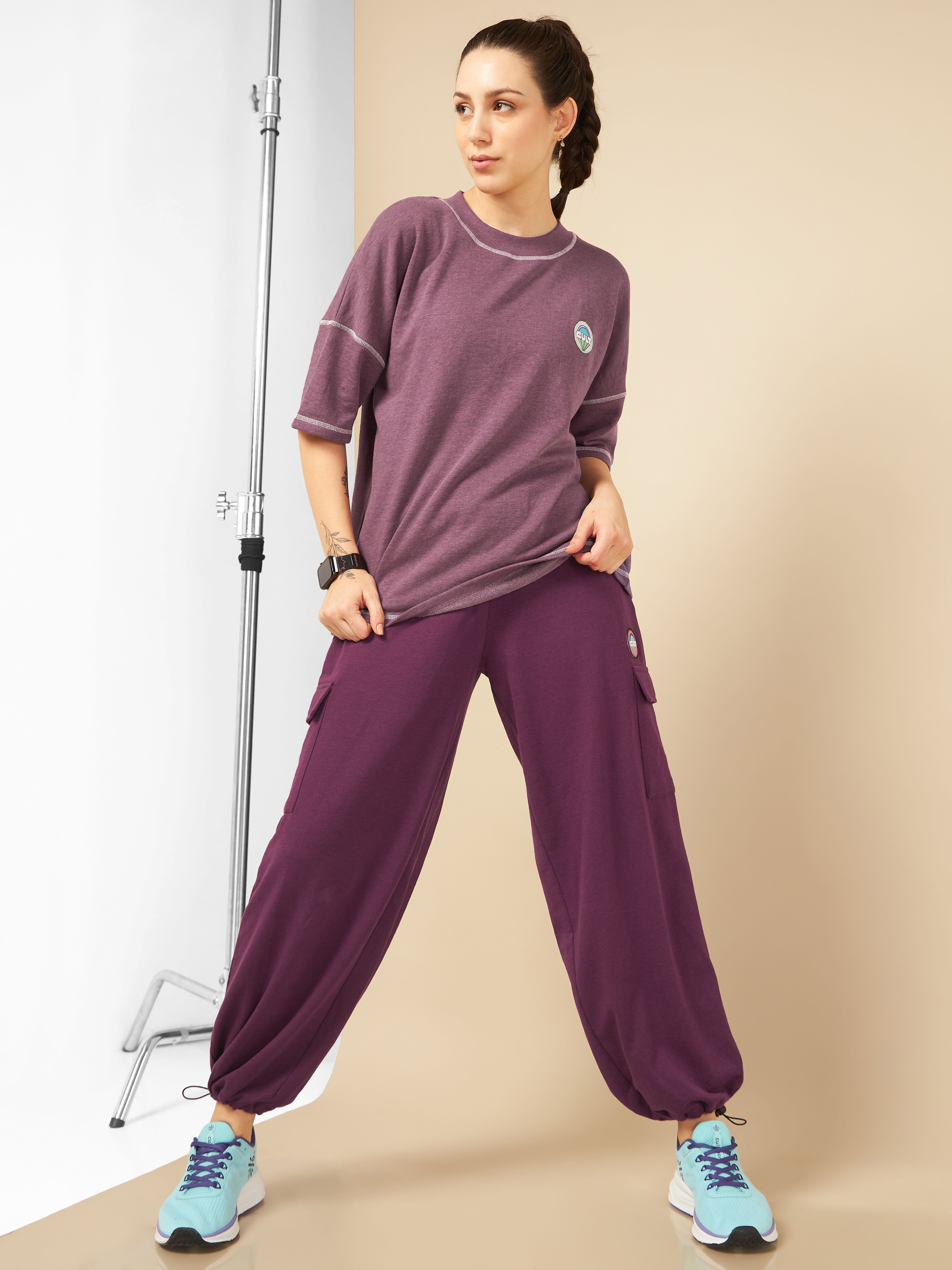 Women Maroon Cult Club Fan T-shirt