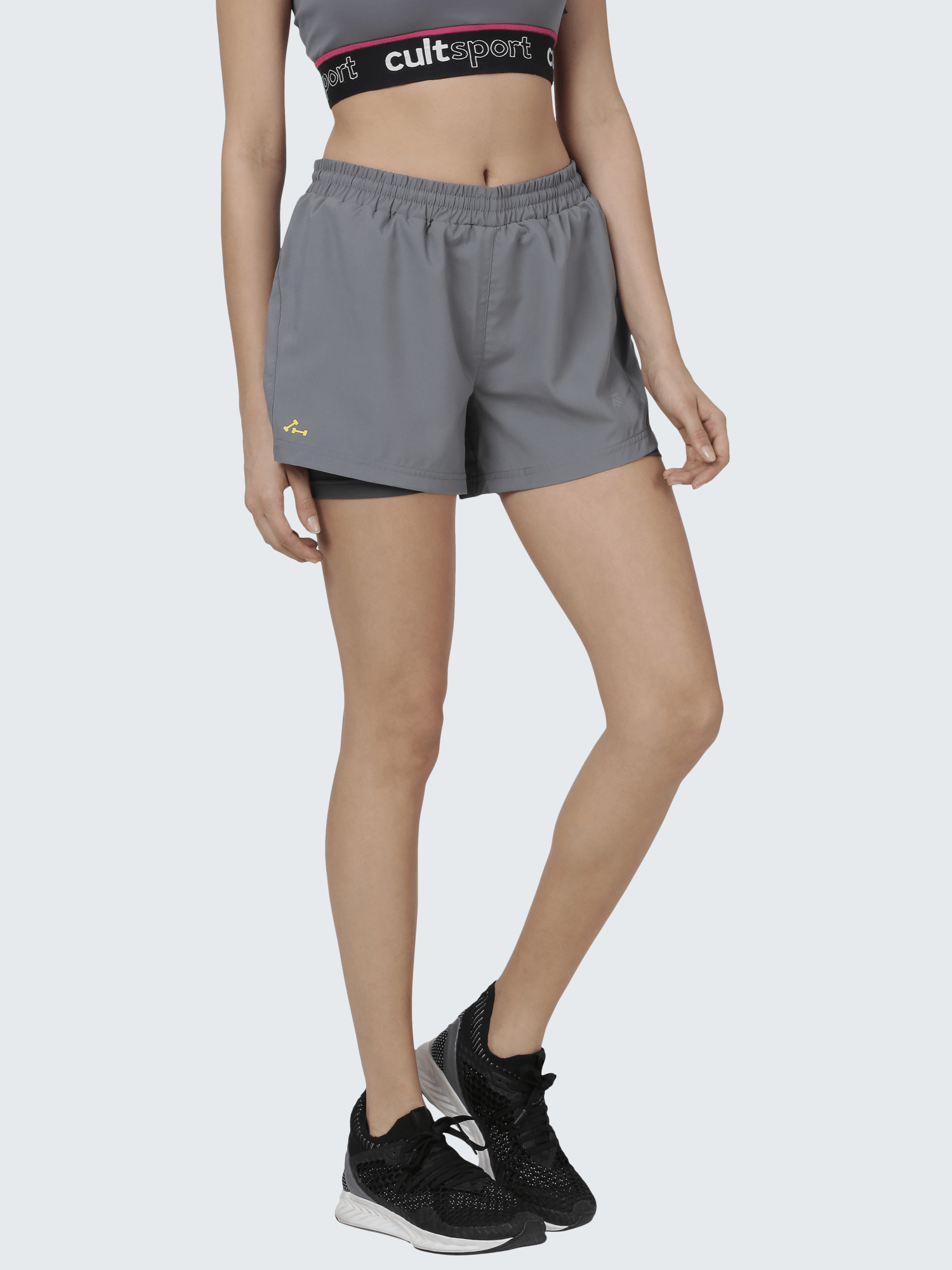 Vital Gust Grey Running Shorts