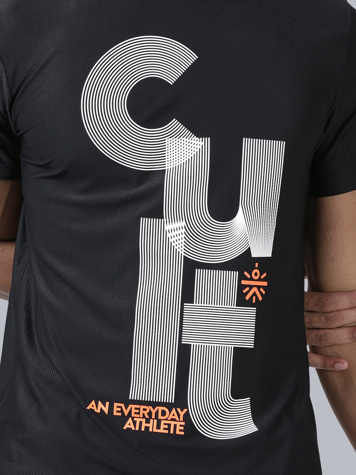 Signature Cult Black Running Tee