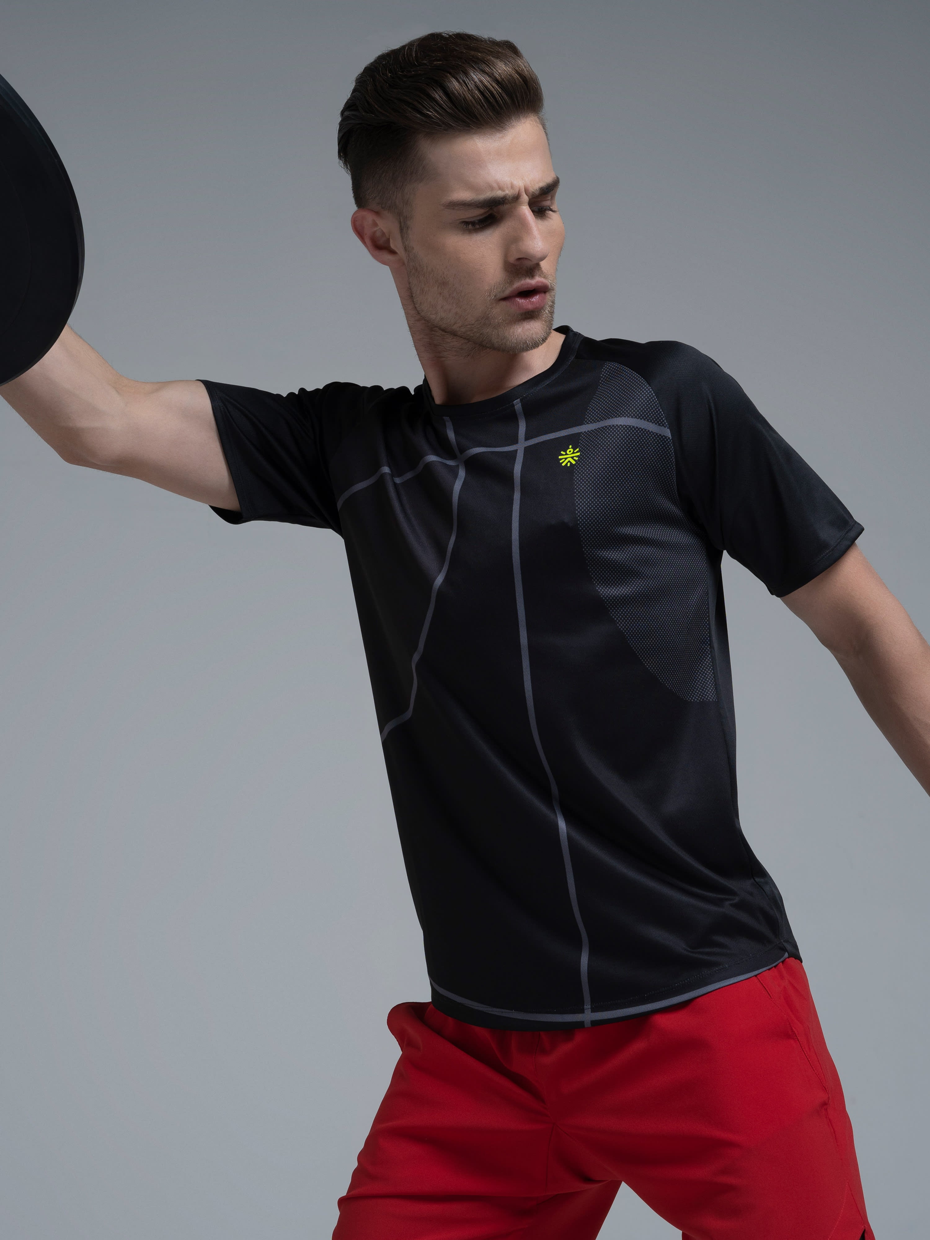 Men's Solid Training T-shirt