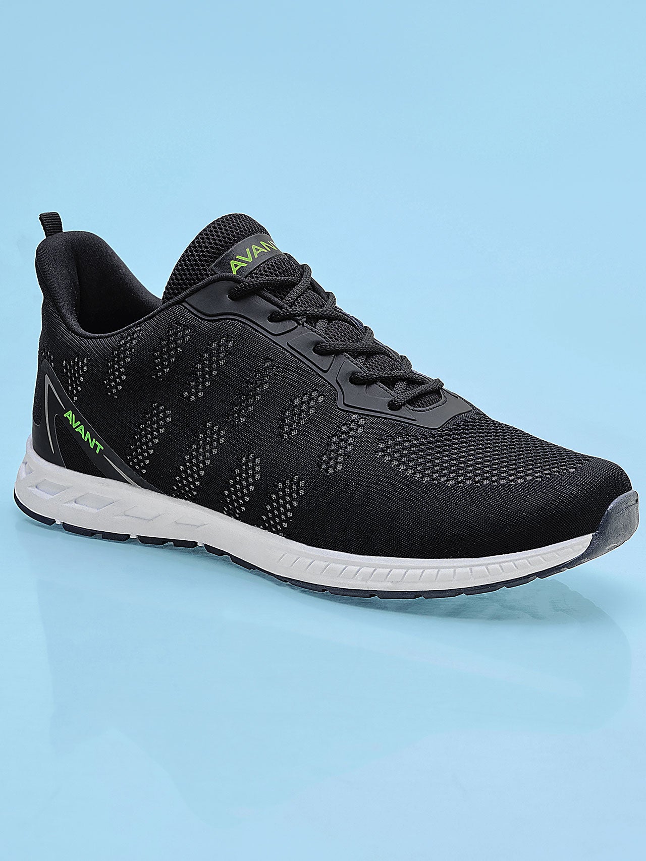 Avant Men's Hurricane Casual Shoes- Black/White