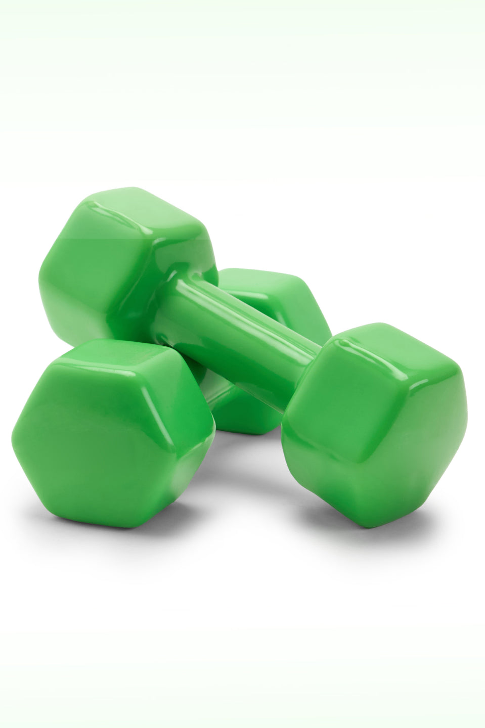 Cult 4KGx2 Vinyl Dumbbells For Home & Gym Exercises (Green)