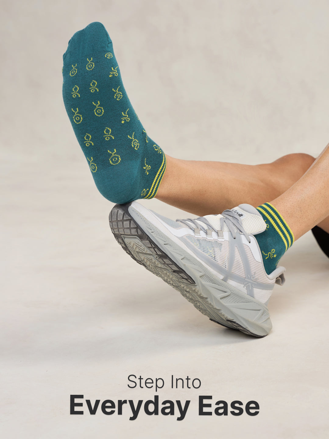 CULT Men's Ankle Length Cotton Socks – Ultra Soft, Breathable & Anti-Microbial – Casual & Sports Socks with Moisture-Absorbent Fabric