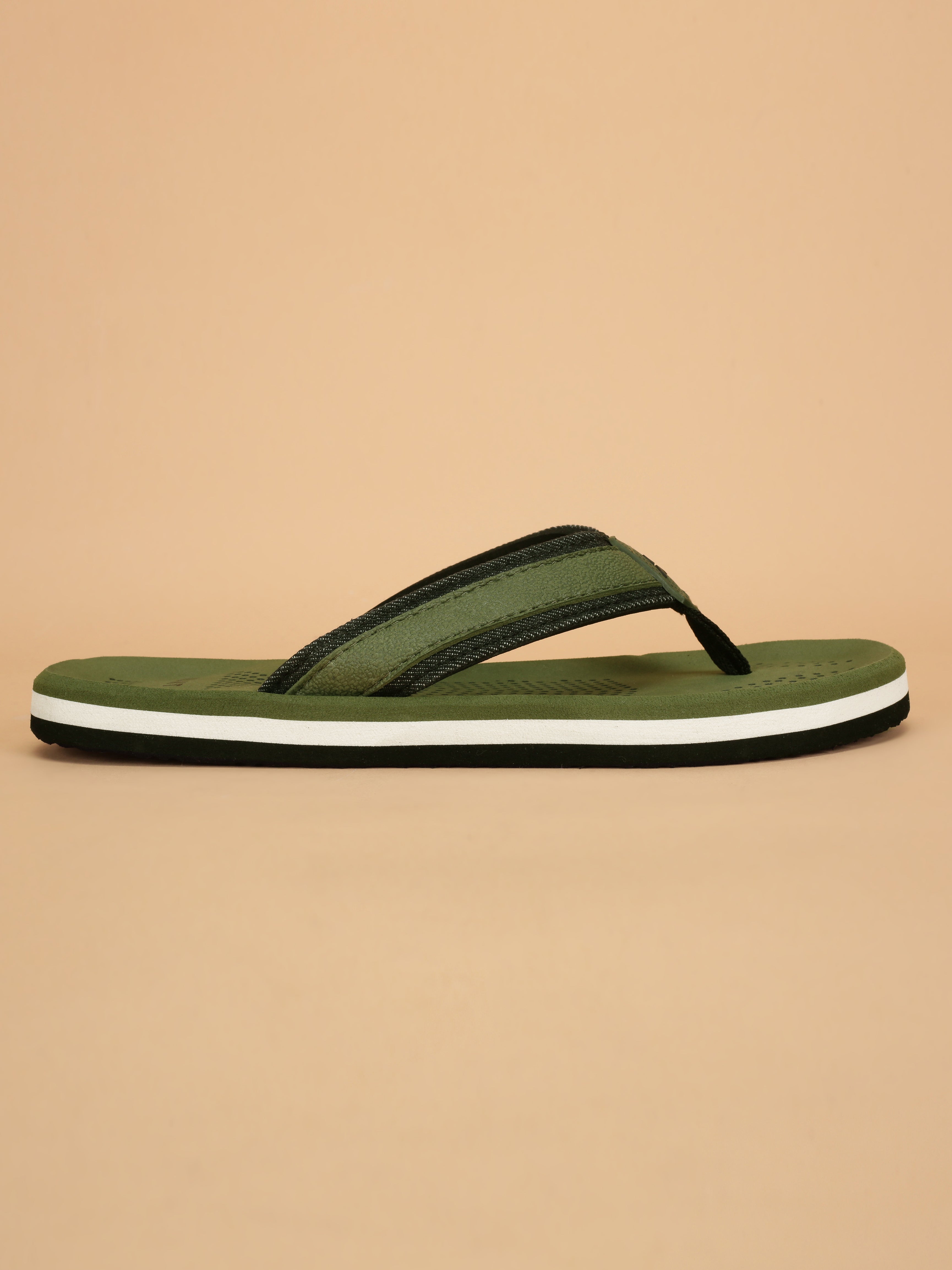 Avant Men's Brook Flip Flops - Green/Black